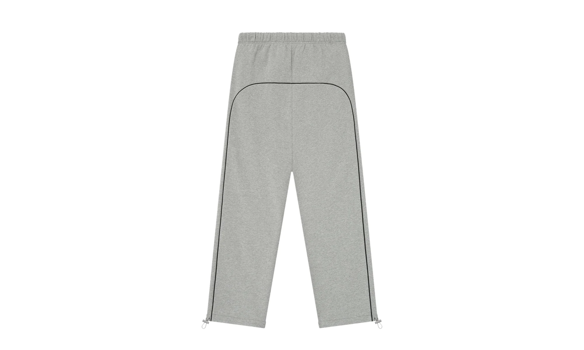 Relaxed Fleece Sweatpant With Piping "Concrete Heather / Black" 130SP258065F - Image 2