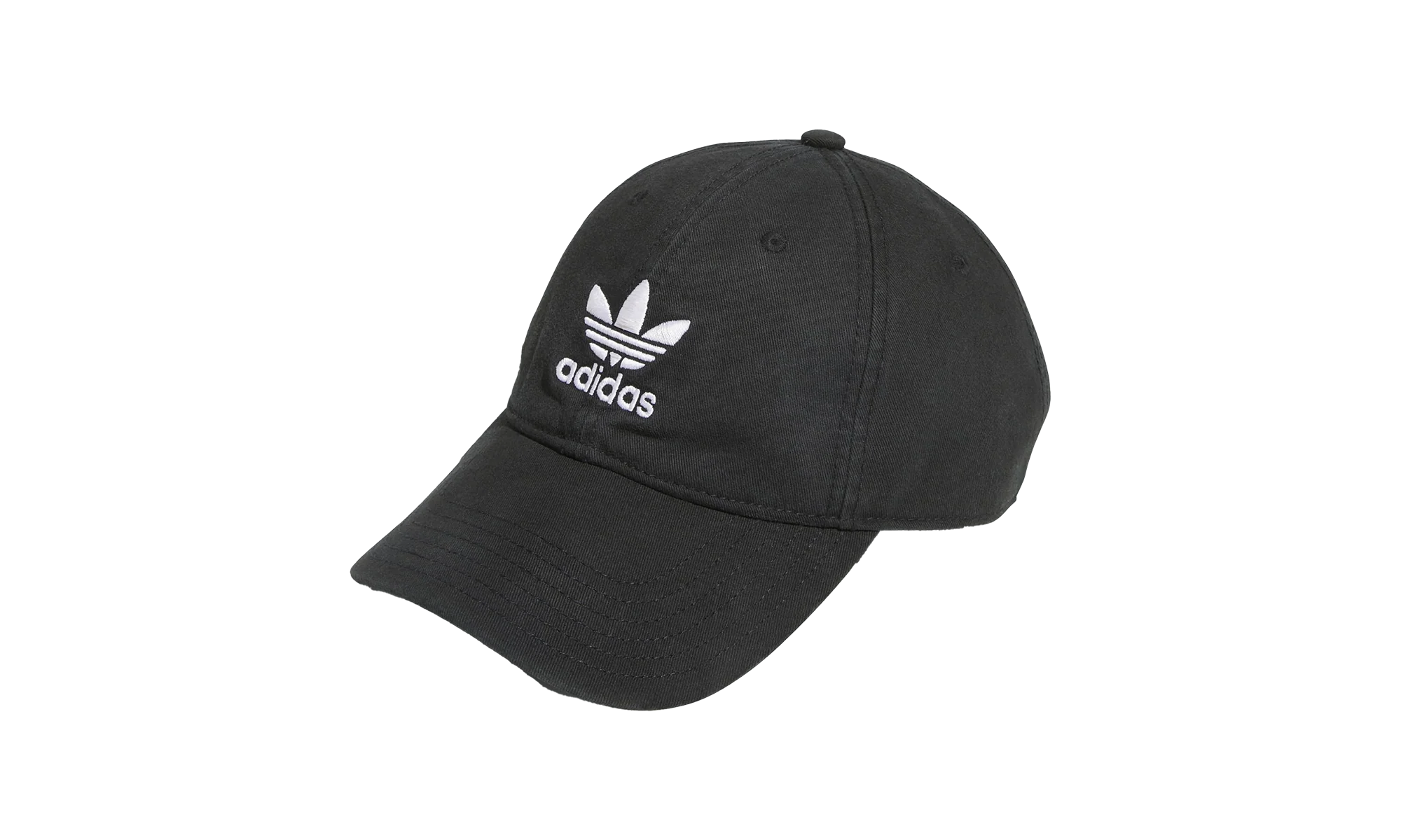 RELAXED STRAP-BACK CAP "Black / White" BH7137