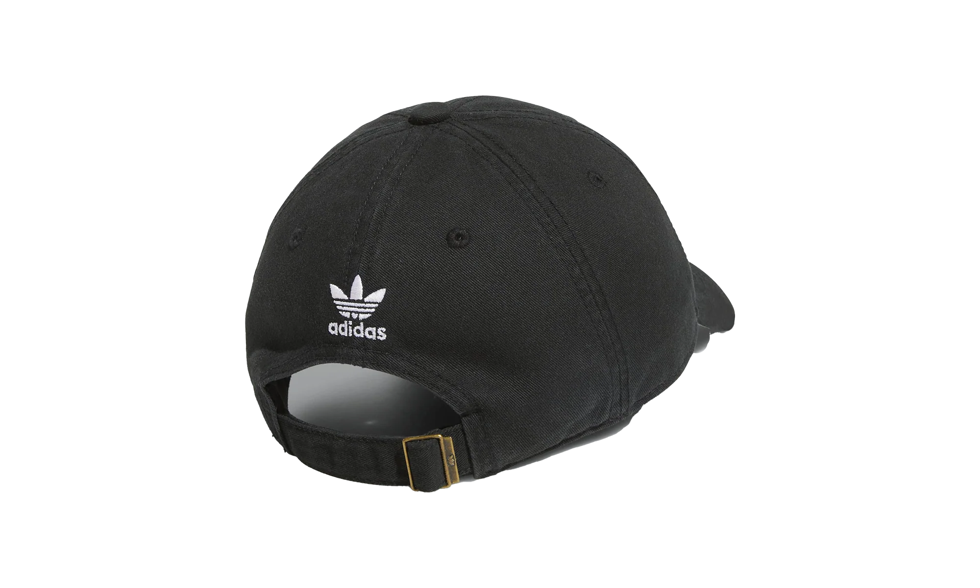 RELAXED STRAP-BACK CAP "Black / White" BH7137 - Image 2