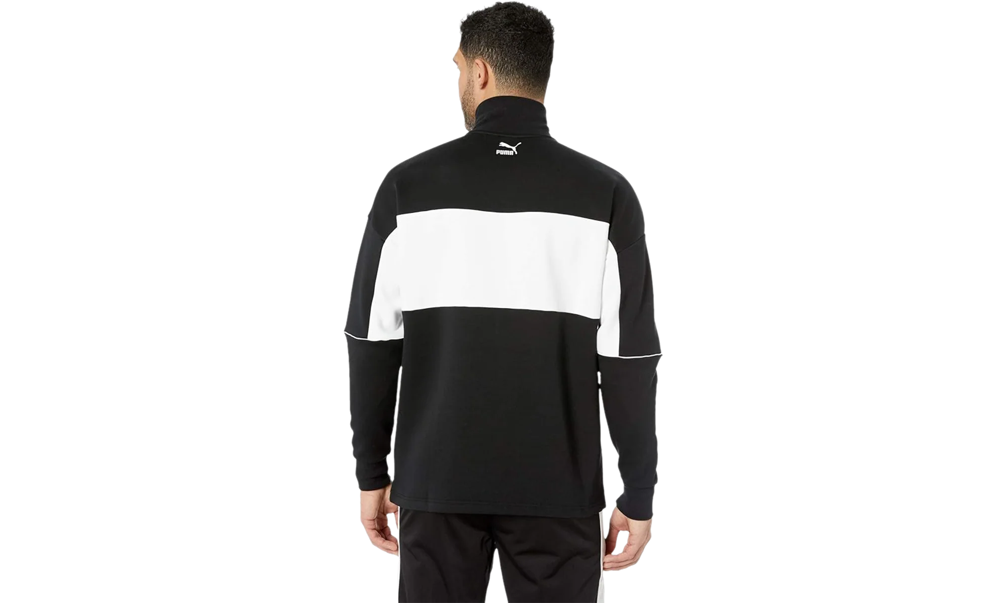 RETRO CREW TURTLE RIB NECK "Black" 576378 01 - Image 2