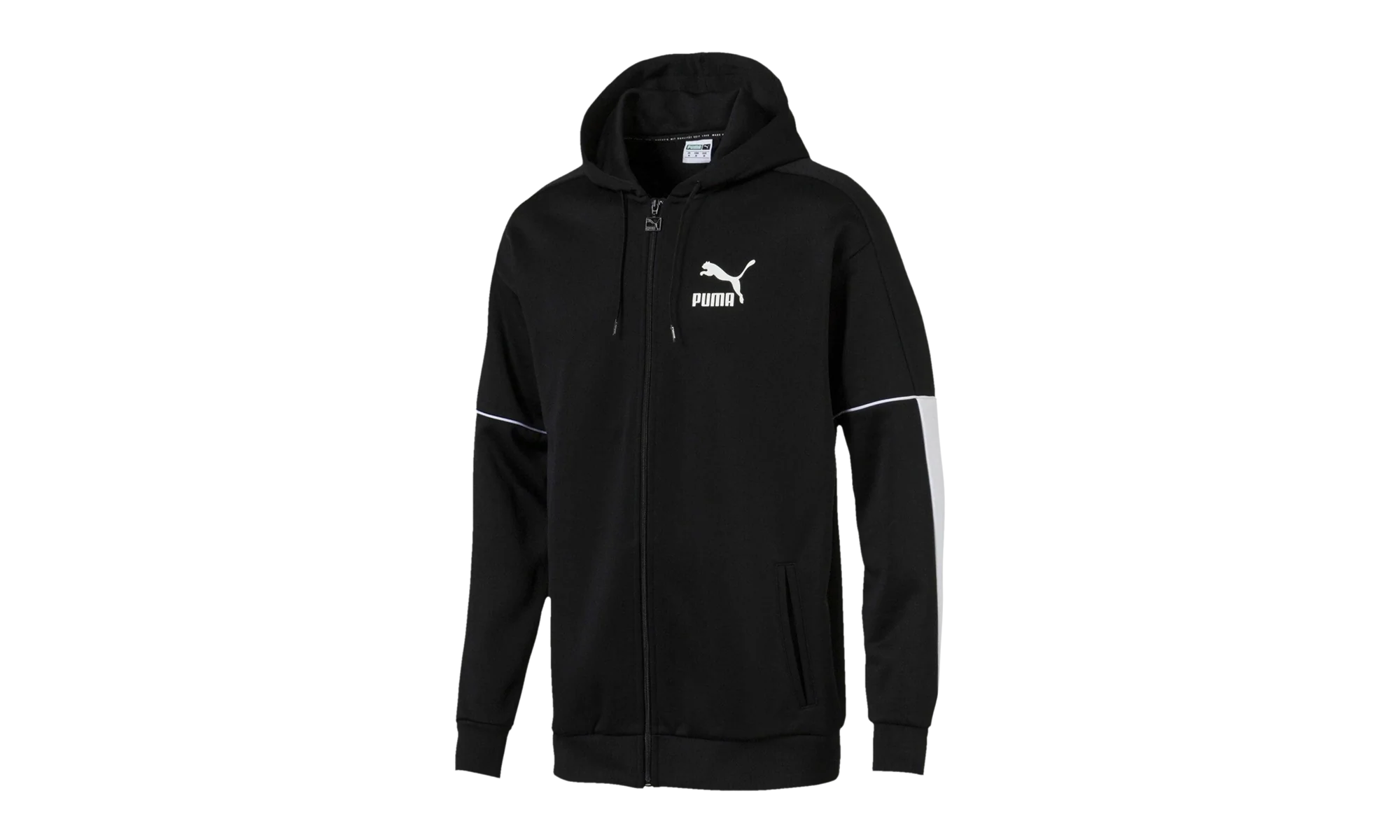 Retro Full Zip Hoodie "Puma Black" 576375 01