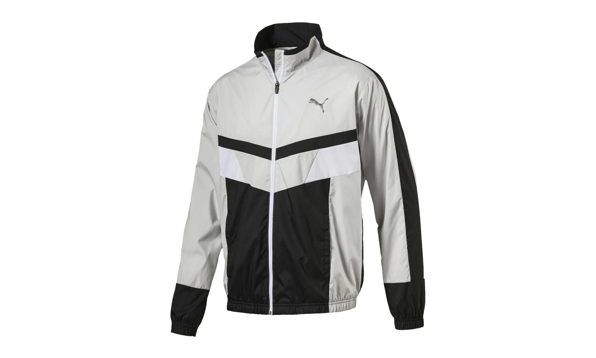 Retro Woven Jacket "Glacier Gray / Puma Black" 518110 01