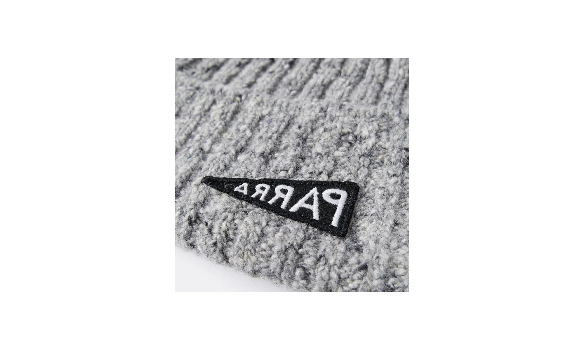 Reverse Flag Knitted Beanies "Grey" 54477-HG - Image 2