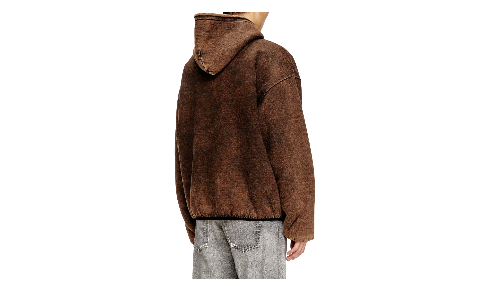 Reversible Hooded Zip Up Jacket "Brown" A199610BMCB9XXA - Image 2