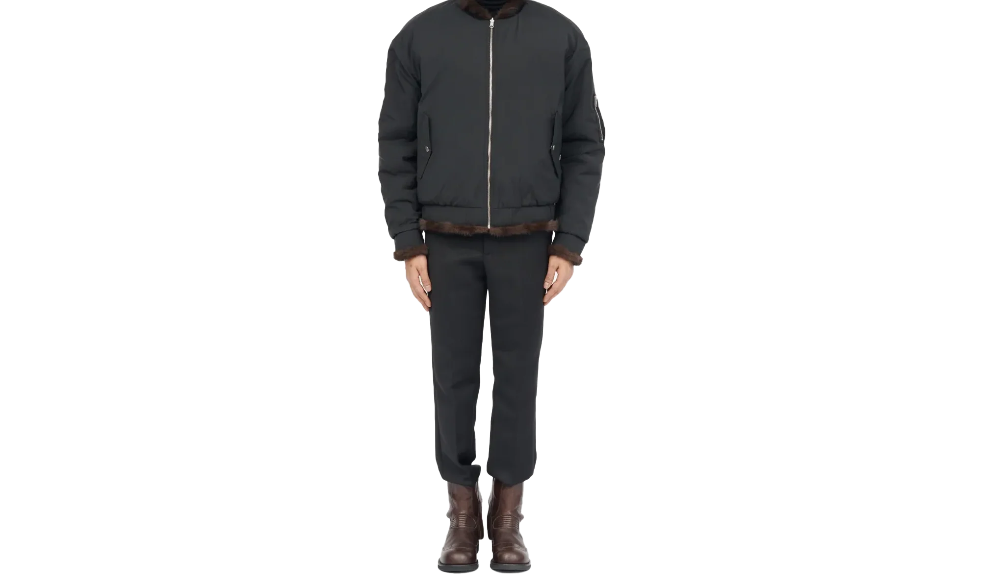 Reversible Sports Jacket "Black" SH2AM0044 MTN122 962 - Image 2
