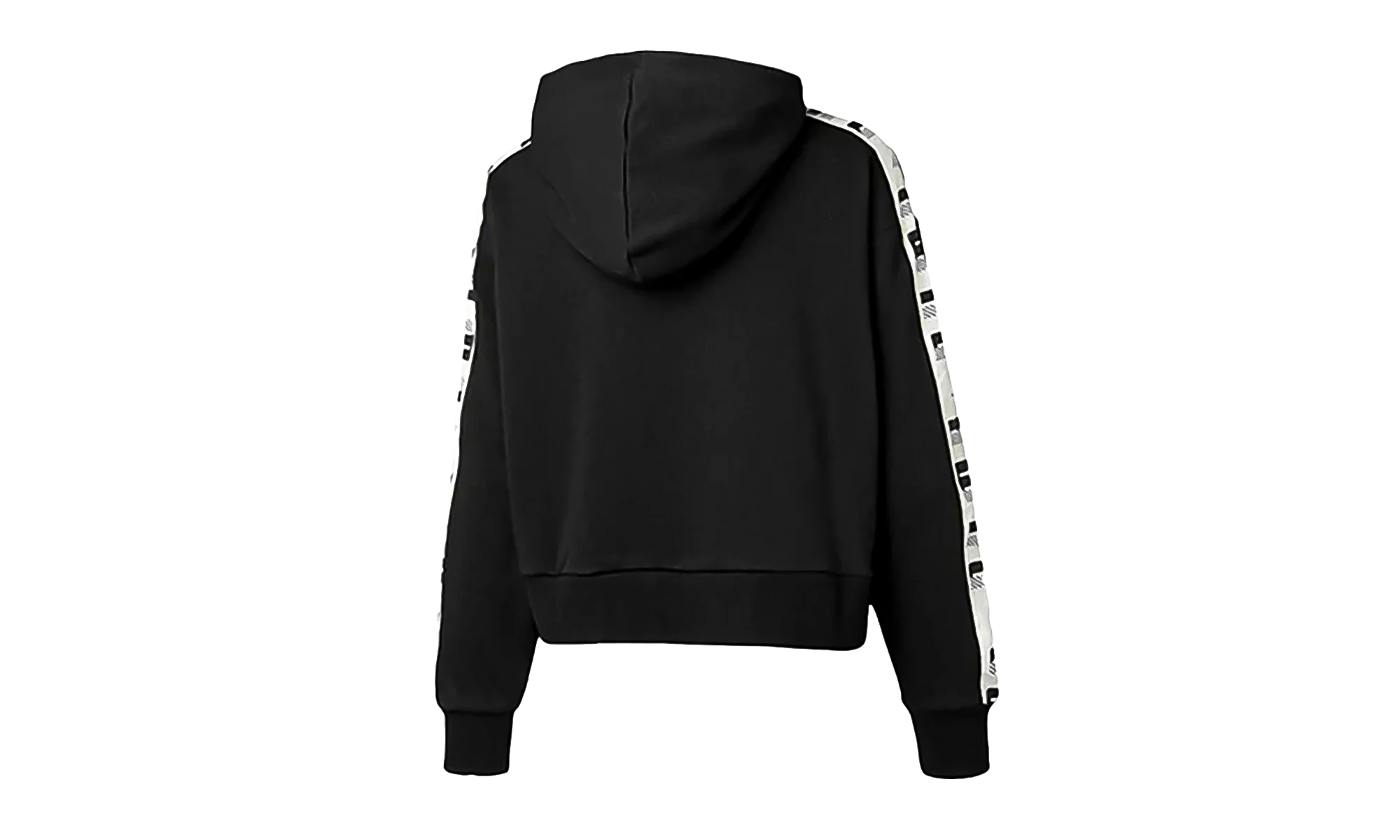Revolt Full Zip Terry HOODIE WMNS "Cotton Black" 578594 01 - Image 2