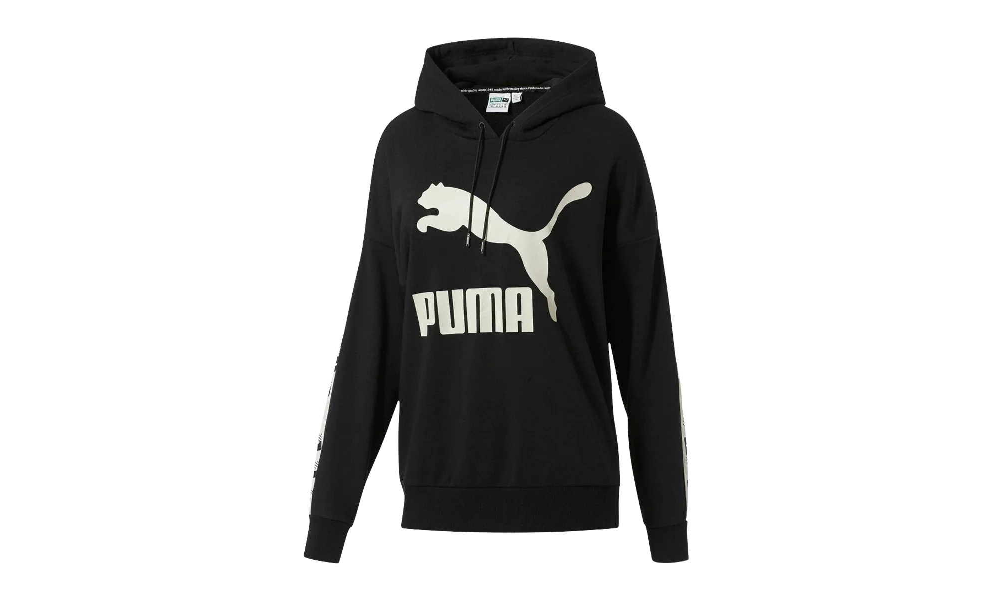 Revolt Hooded Sweatshirt WMNS "Cotton Black" 578339 01