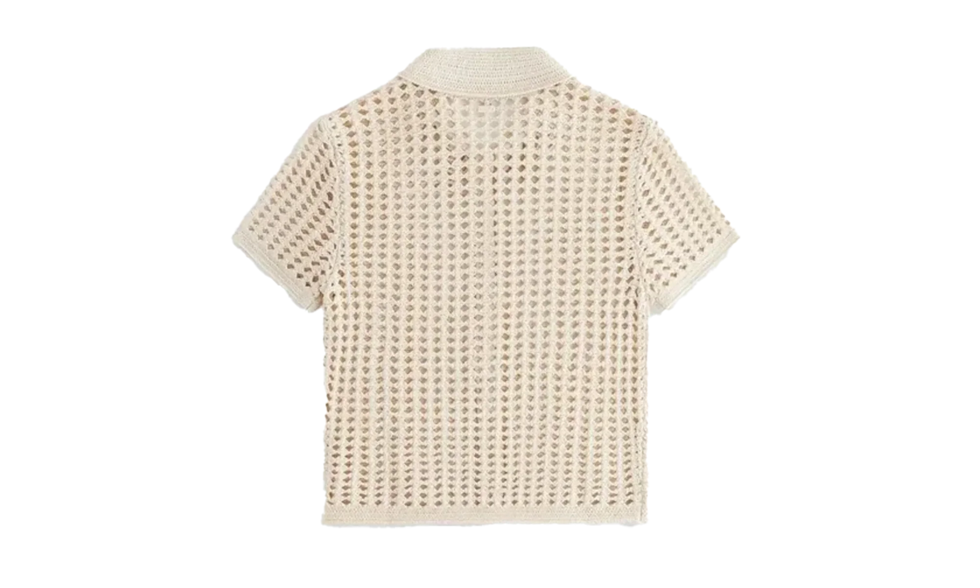 Rhea Knit Polo Top WMNS "Beige" khw030532 105 - Image 2