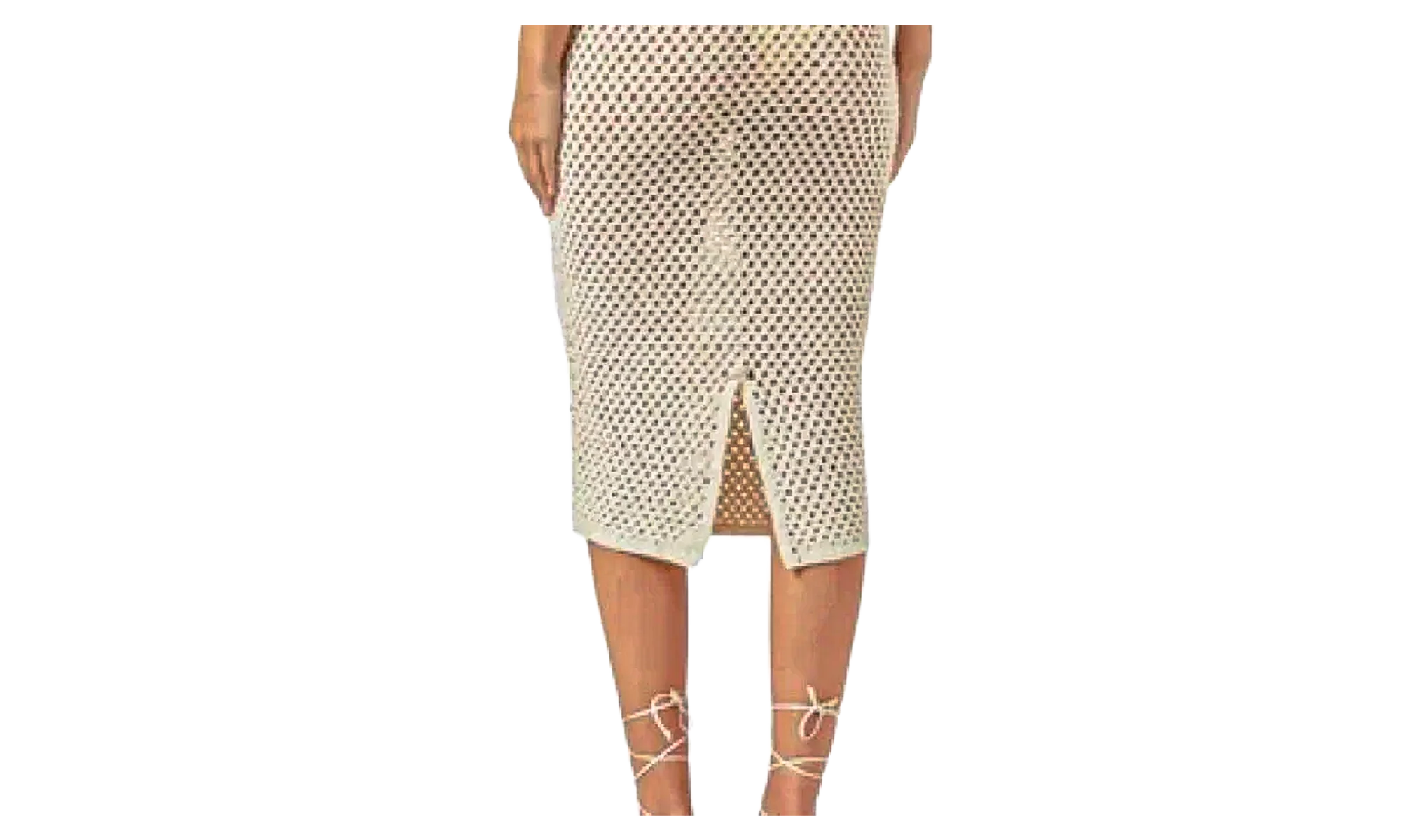 Rhea Midi Skirt "Beige" KITH43 - Image 2