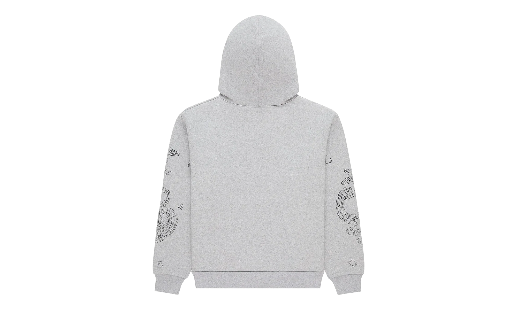 Rhinestone Beluga Hoodie "Grey" SP5der309 - Image 2