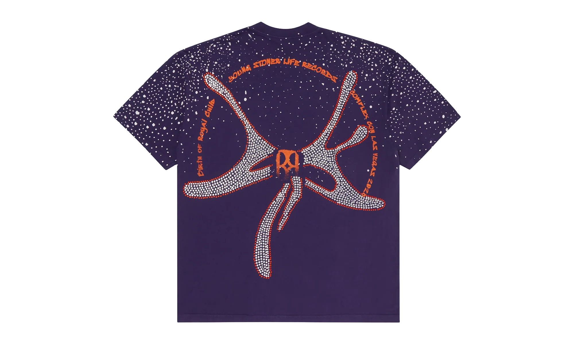 Rhinestone T-Shirt "Young Thug - Purple" 3VTHVDXD - Image 2
