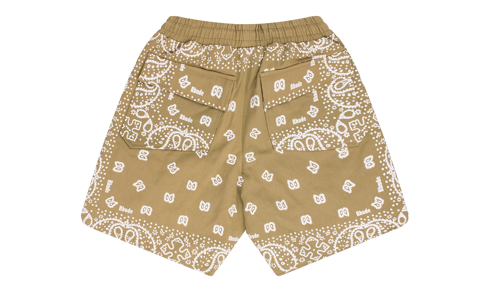 Rhude Bandana Shorts "Khaki" RHSS23SH46009481 KHAKI - Image 2
