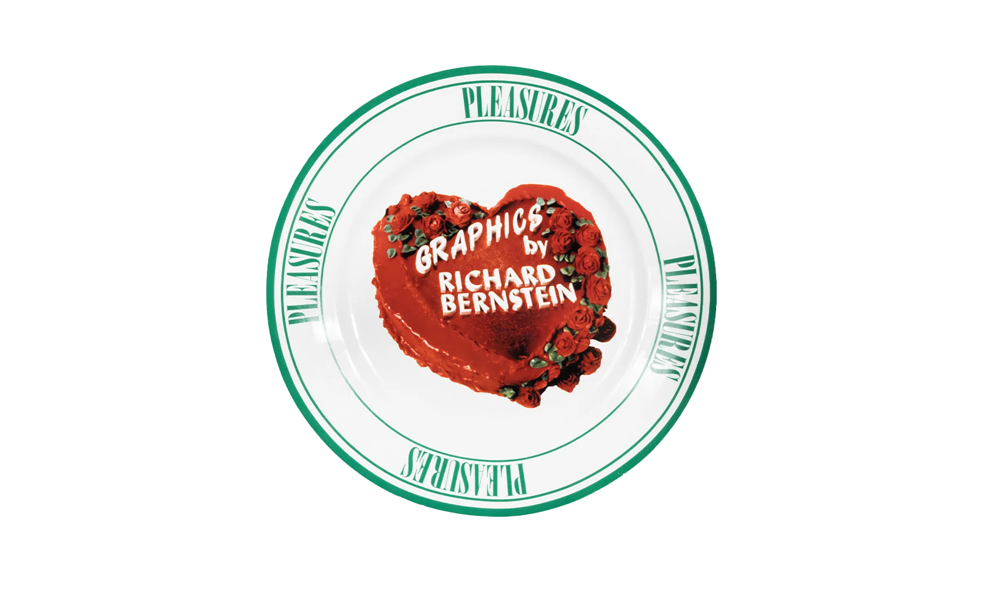 Richard Bernstein Cake Plate "Natural" P25W060-NTL