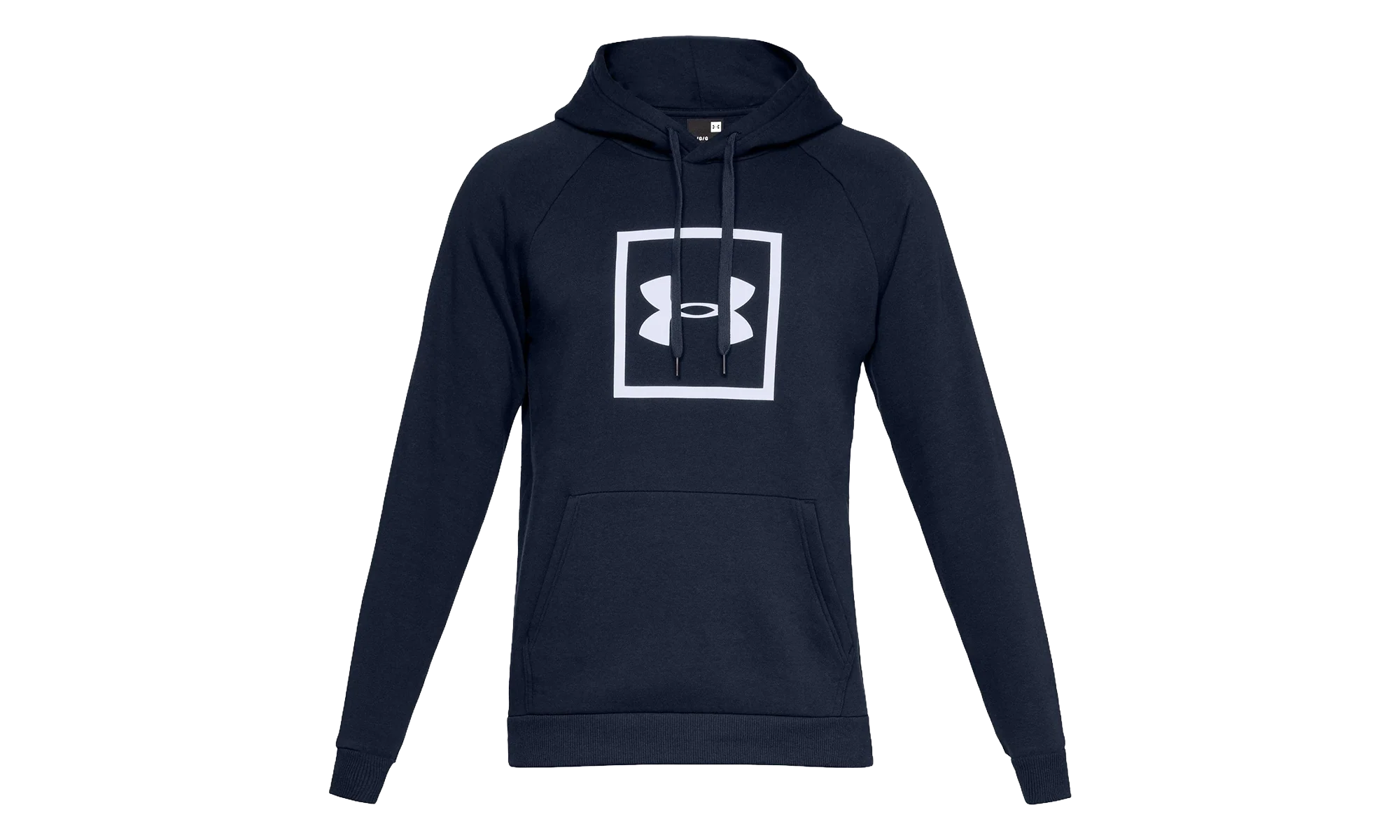 Rival Fleece Box Logo Hoodie "Academy / White" 1329745 408 - Image 3