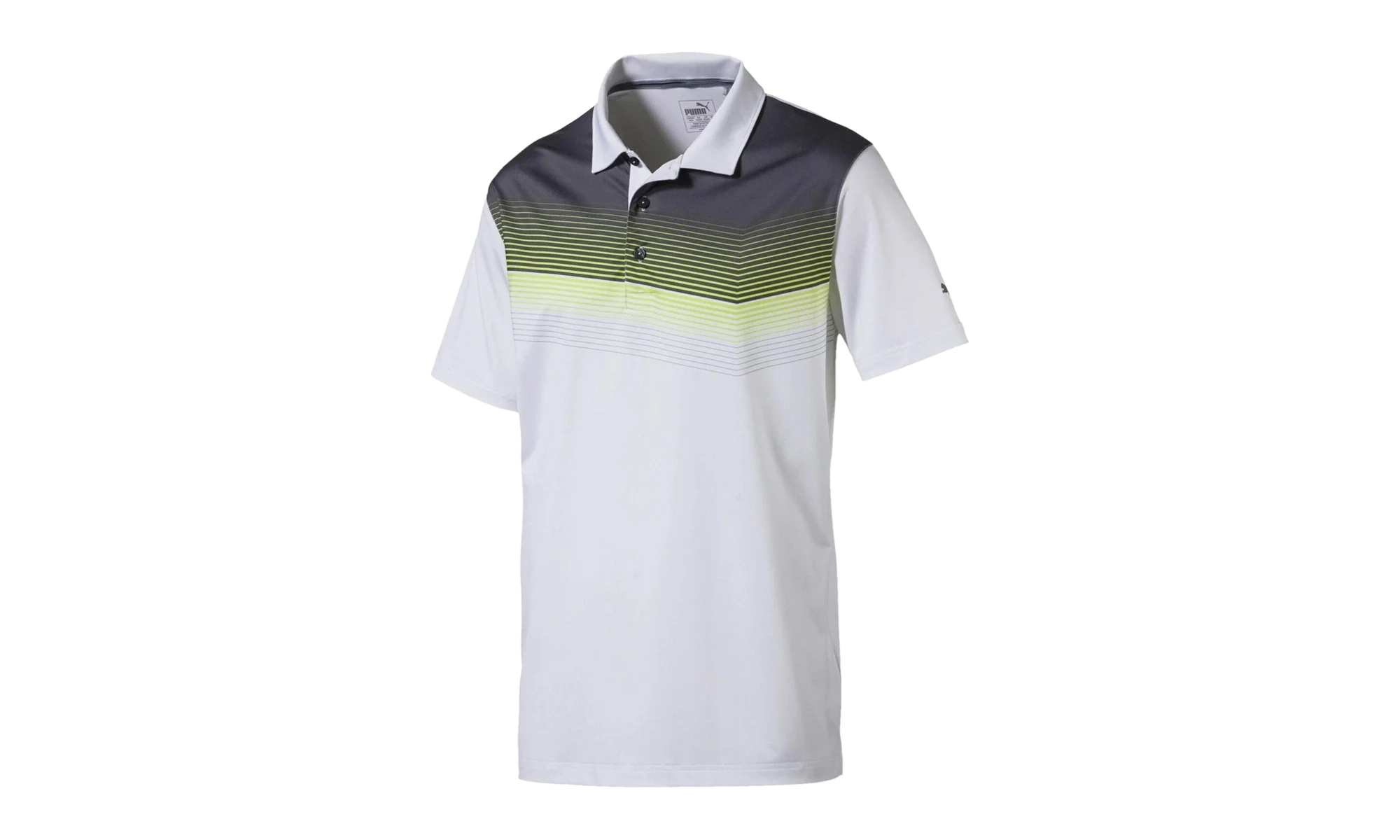 Road Map Polo "Bright White / Acid Lime" 574555 05