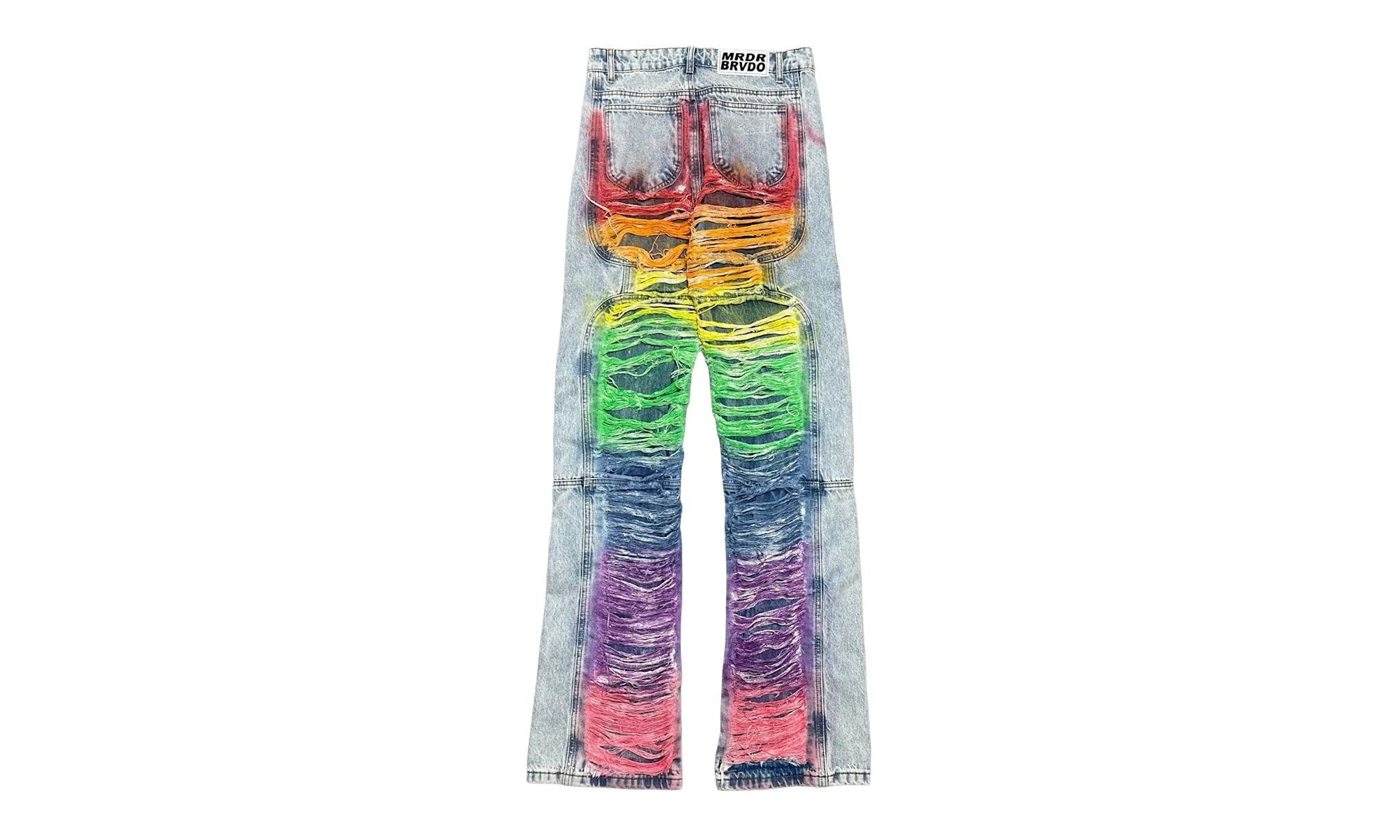 ROYGBIV Distressed Signature Jeans "Indigo" WDWBMBRDSJI - Image 2