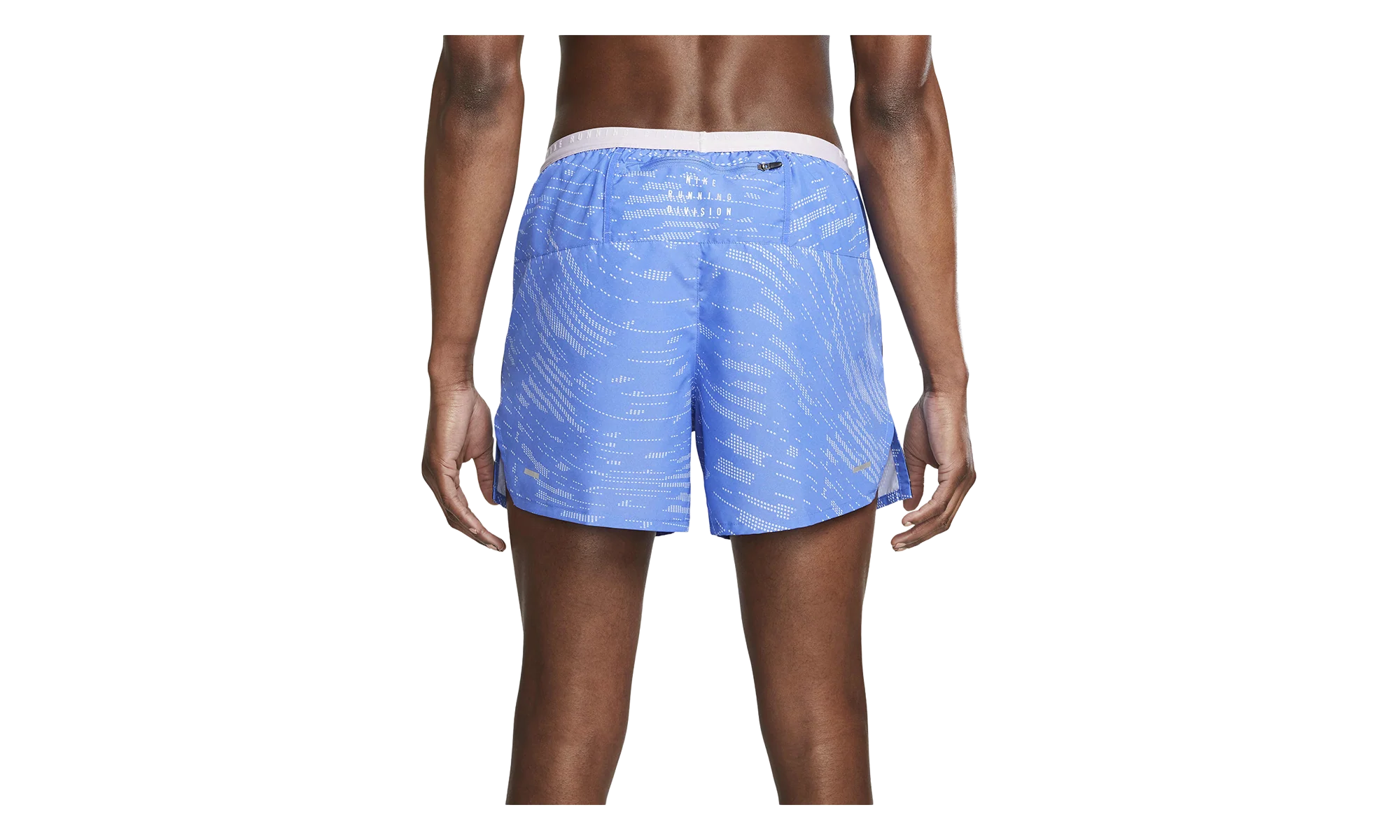 Run Division Stride 5" Shorts "Medium Blue / Reflective Silver" DM4767 432 - Image 2