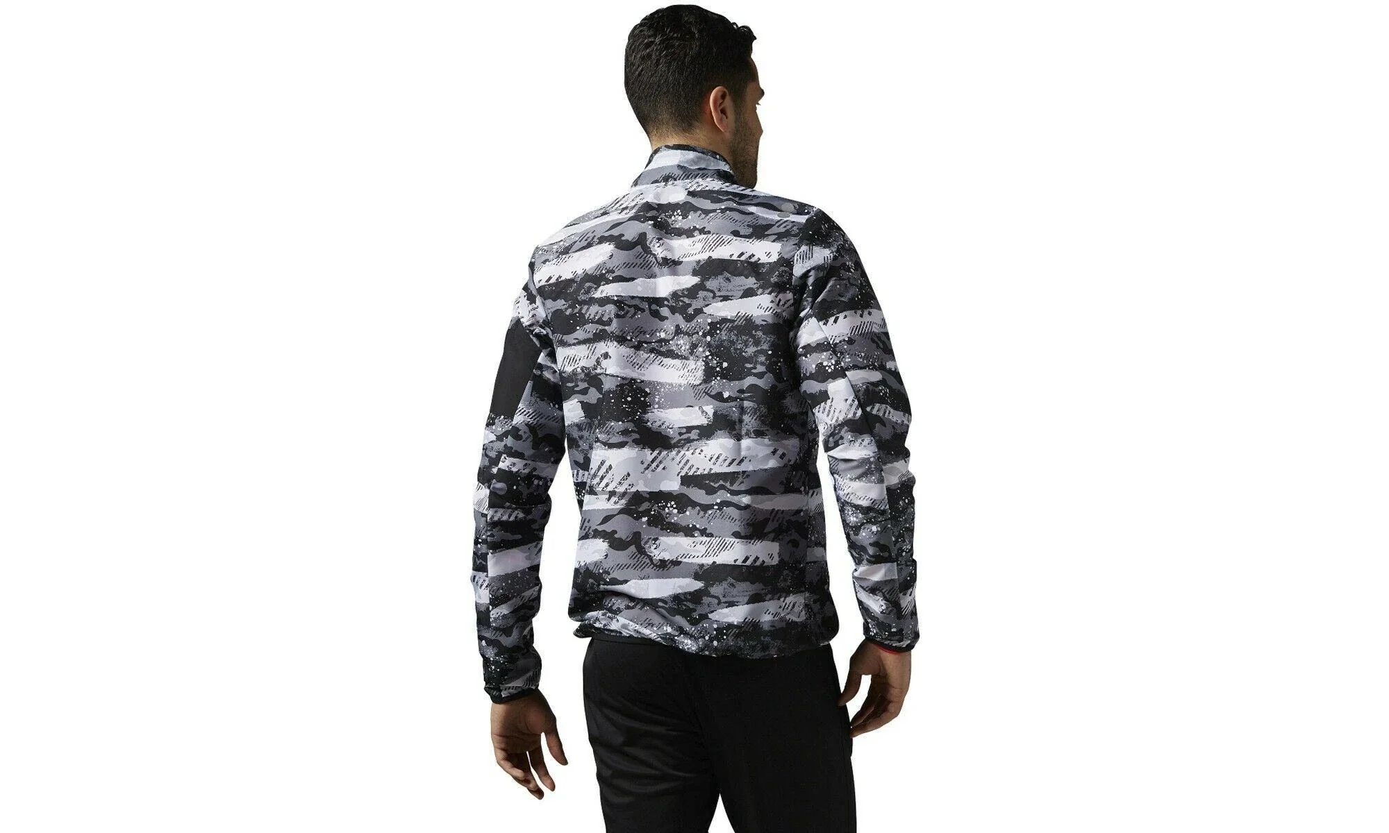 Running Essentials Woven Jacket "Black" AX9810 - Image 2