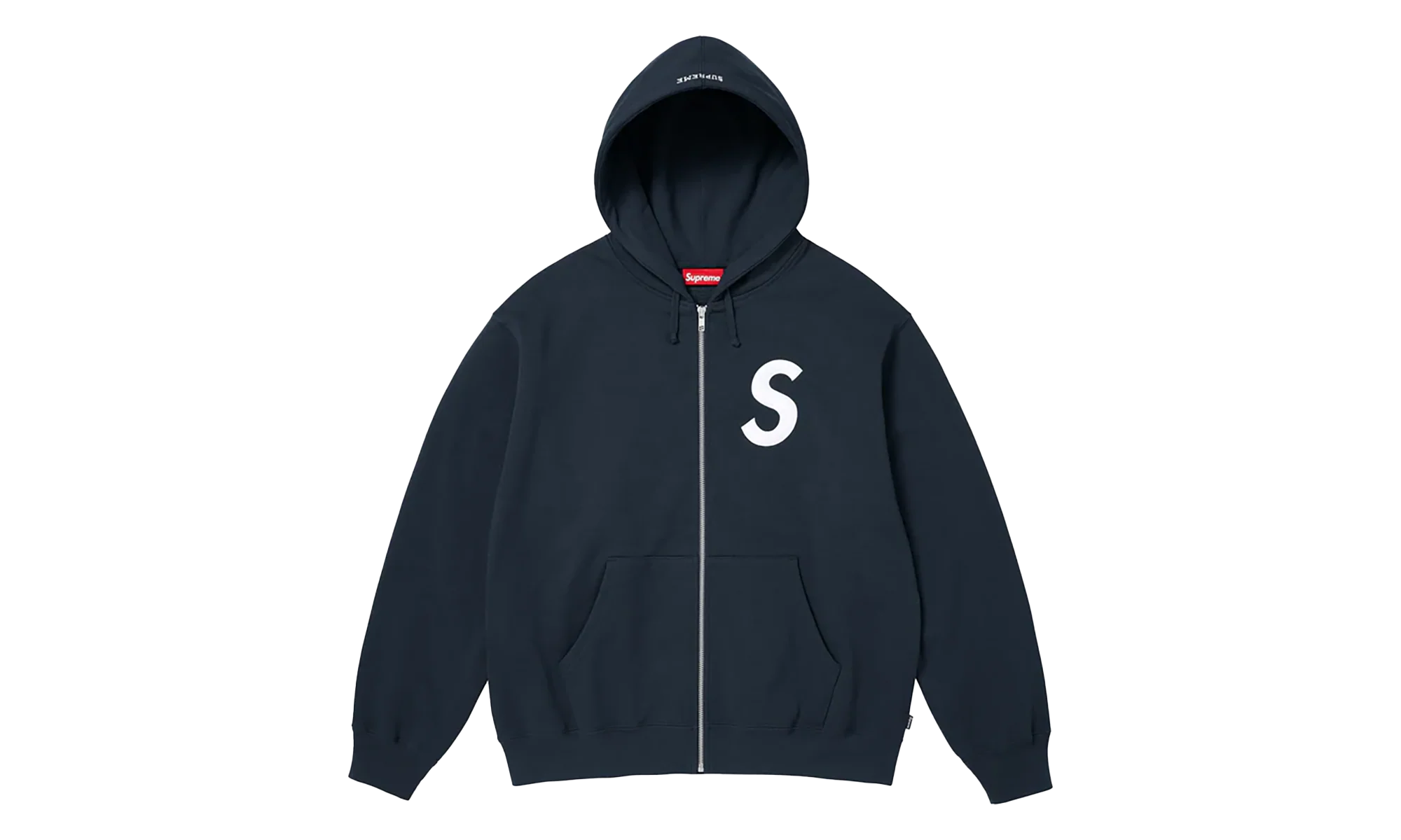 S Logo Zip Up Hooded Sweatshirt "FW25 - Navy" SU26304