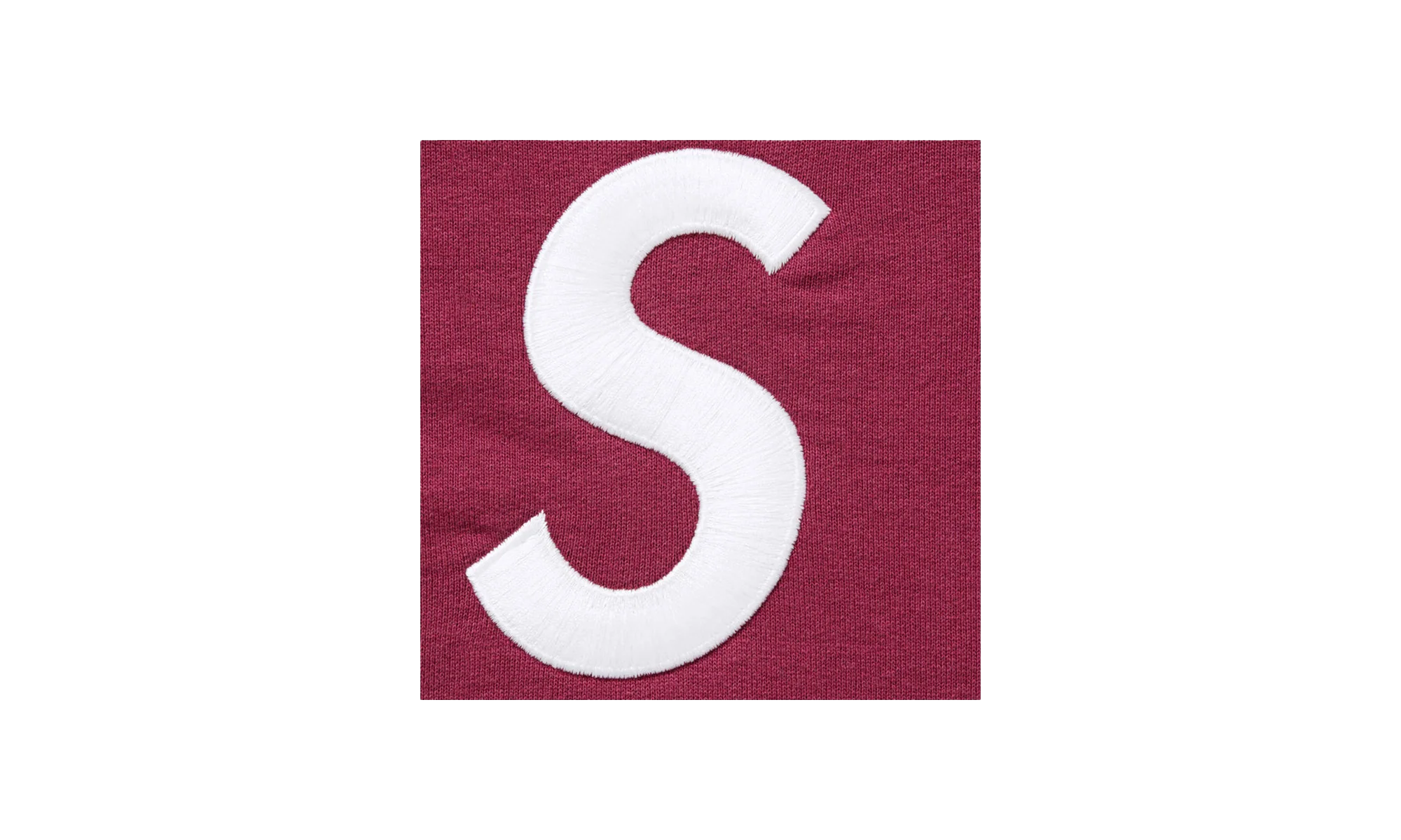 S Logo Zip Up Hooded Sweatshirt "FW25 - Raspberry" SU26307 - Image 2