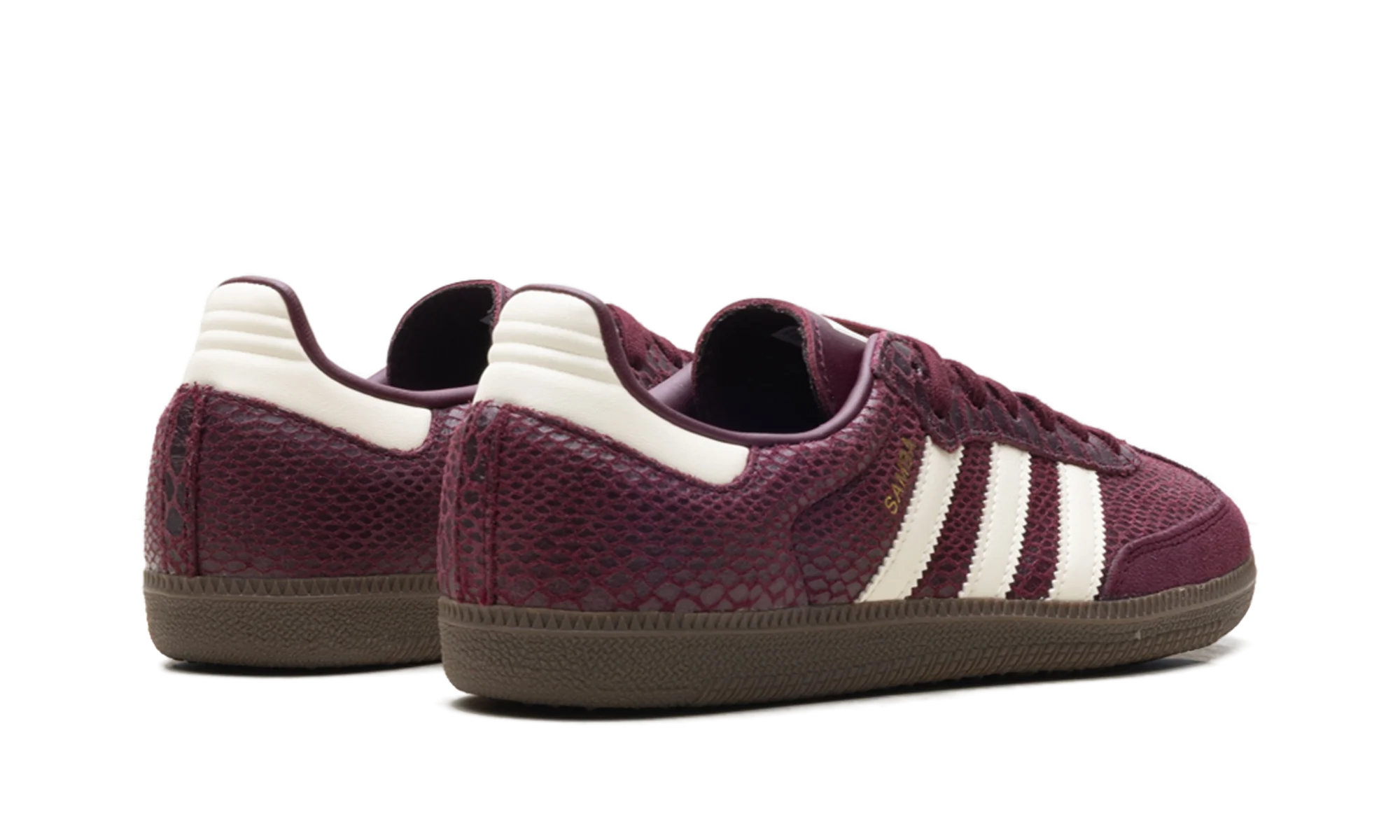 Samba OG WMNS "Snakeskin Maroon Cream White" IH3979 - Image 3
