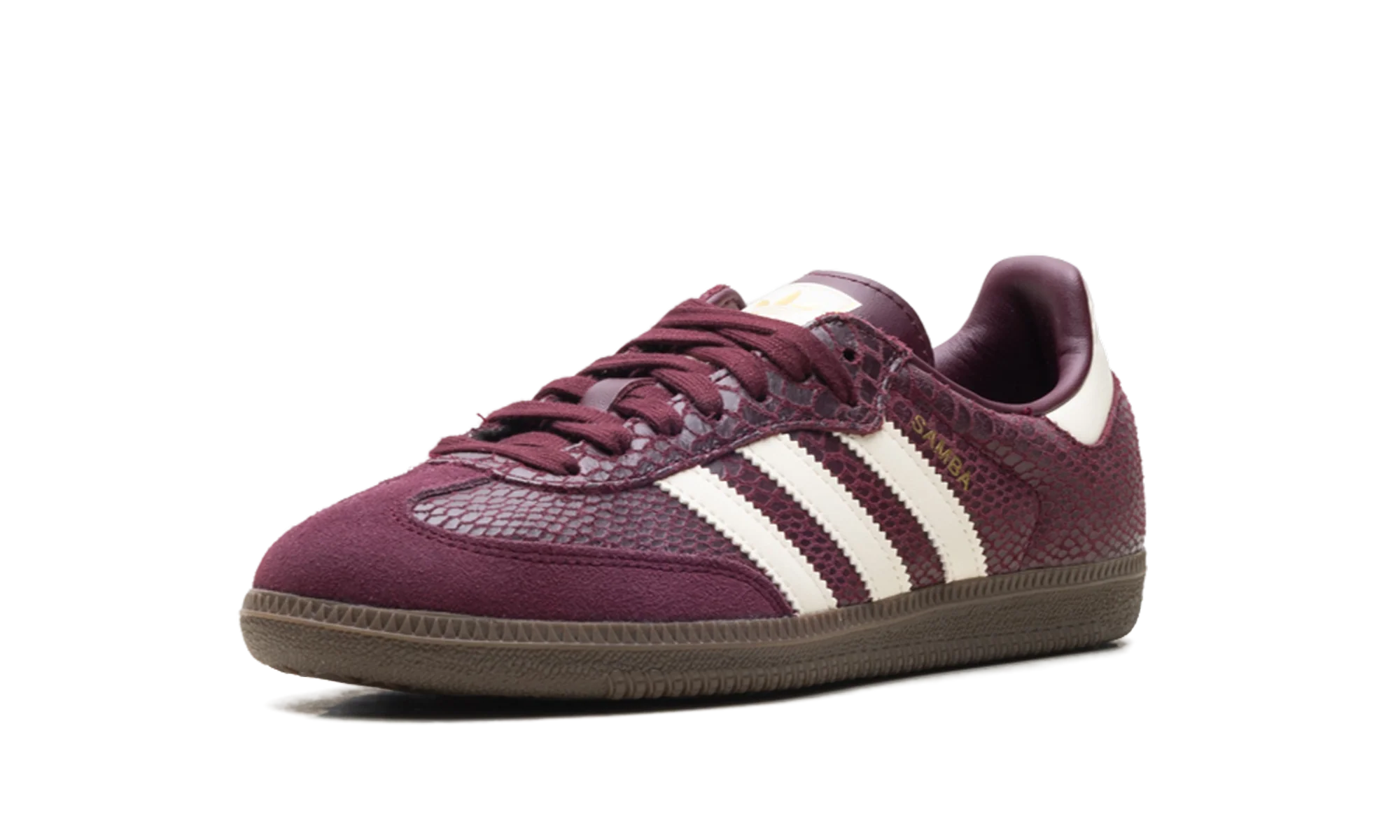 Samba OG WMNS "Snakeskin Maroon Cream White" IH3979 - Image 4