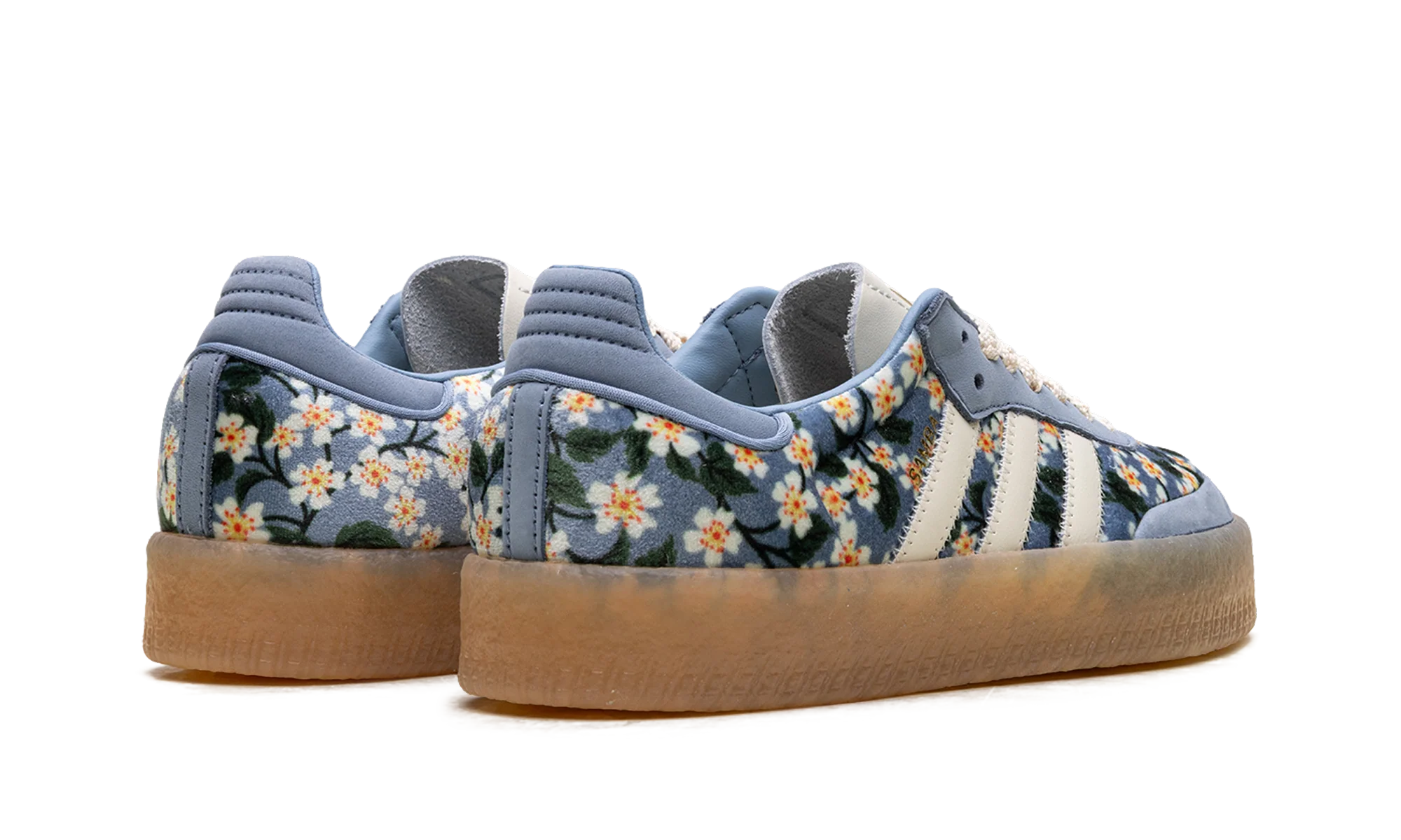 Sambae WMNS "Liberty London Floral Embroidery Blue Cream White" JQ6046 - Image 3