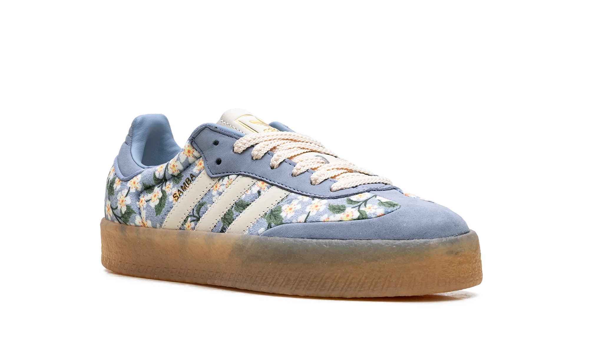 Sambae WMNS "Liberty London Floral Embroidery Blue Cream White" JQ6046 - Image 7