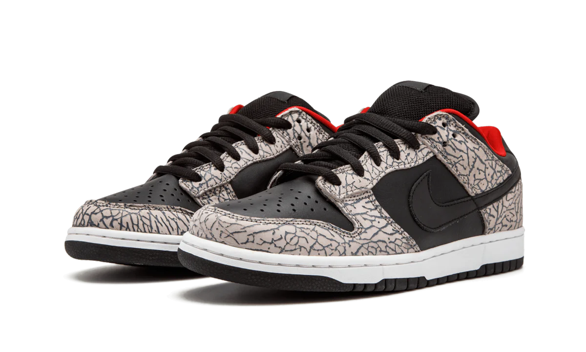 SB Dunk Low Pro "Supreme - Black Cement" 304292 131 - Image 2