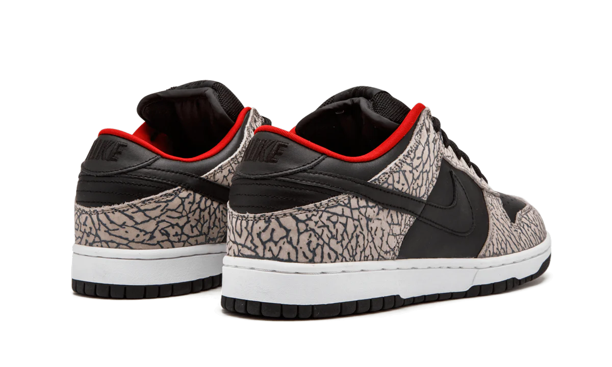 SB Dunk Low Pro "Supreme - Black Cement" 304292 131 - Image 3