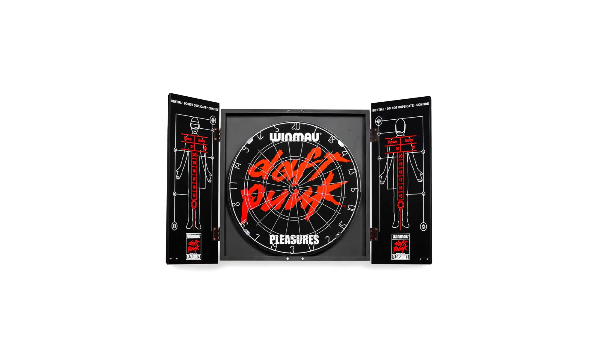 Schematic Dart Board "Daft Punk - Black" P25DP028 BLK