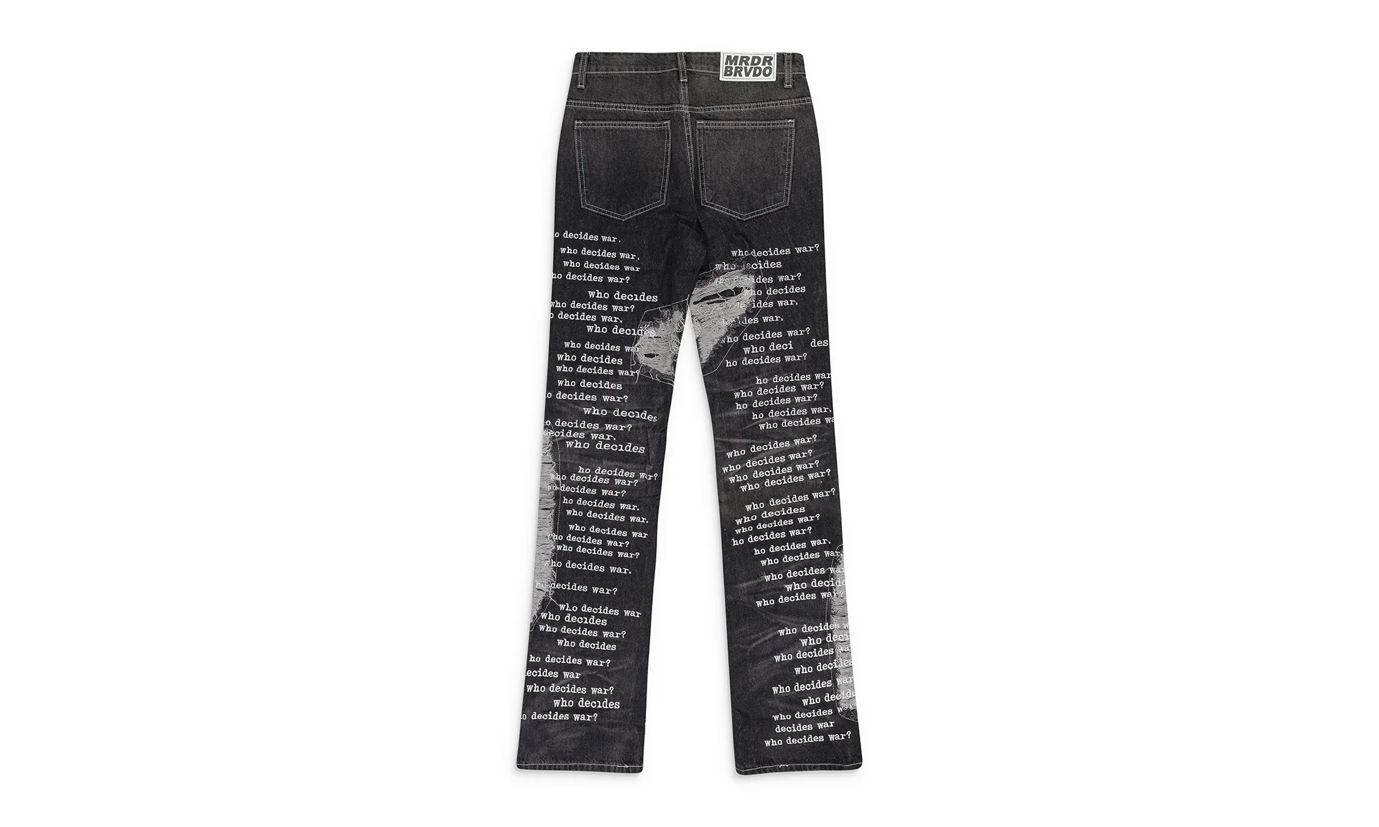 SCRIPTURE RELAXED FIT JEANS "Black" WDWMJNS 0004 - Image 2