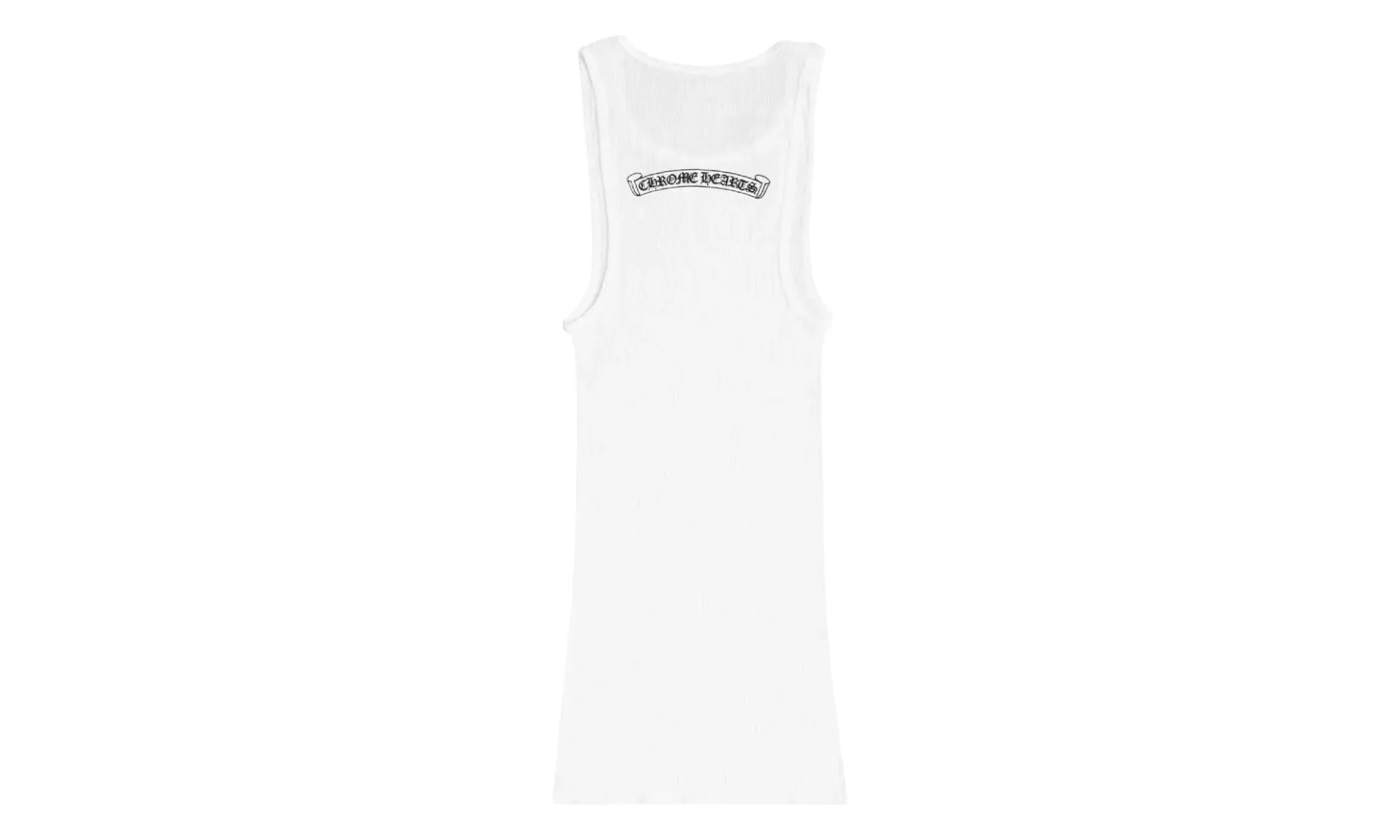 Scroll Logo Rib Tank "White" CHRM0572 - Image 2