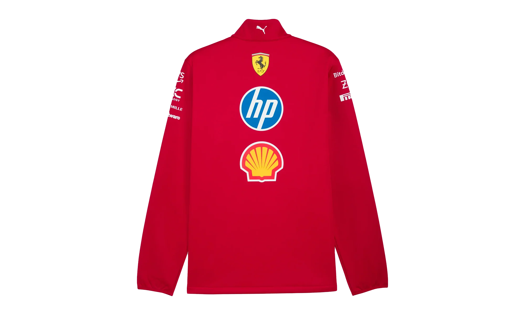 SCUDERIA FERRARI 2025 TEAM SOFTSHELL JACKET "Dark Cherry" 763940 01 - Image 2
