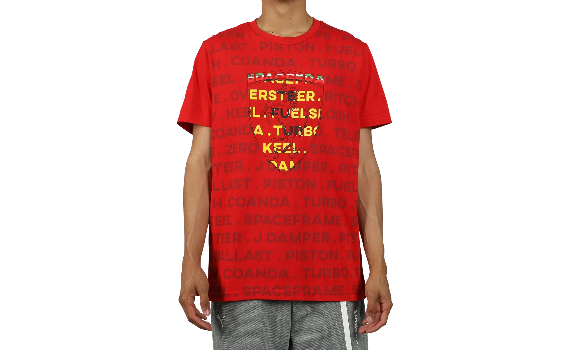 SCUDERIA FERRARI BIG SHIELD TEE "Rosso Corsa" 577828 01