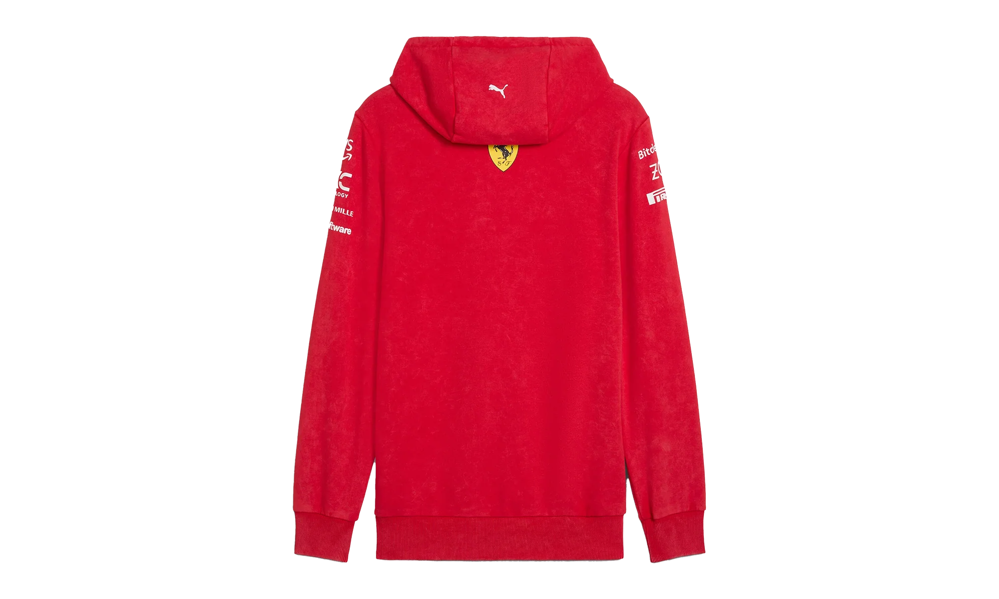 SCUDERIA FERRARI DESERT SUN TEAM REPLICA HOODIE "Rosso Corsa" 763972 01 - Image 2
