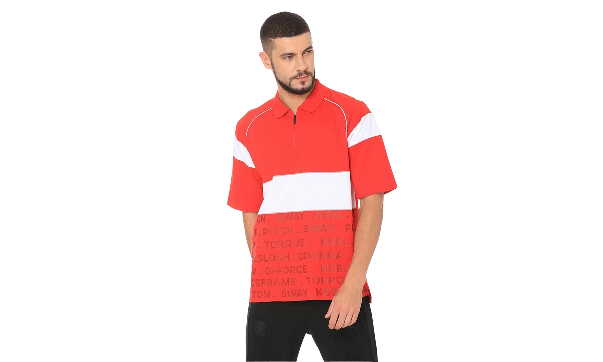 Scuderia Ferrari Street Polo "Rosso Corsa" 577819 01