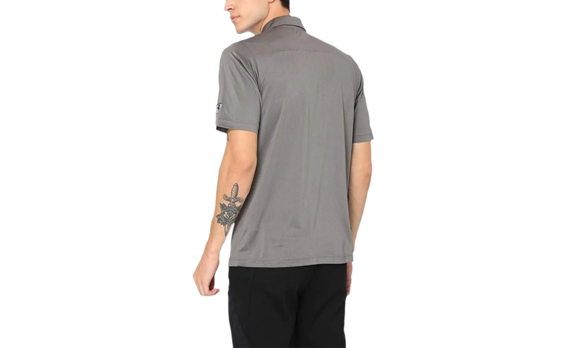 Scuderia Ferrari Summer Polo "Gray" 577862 05 - Image 2