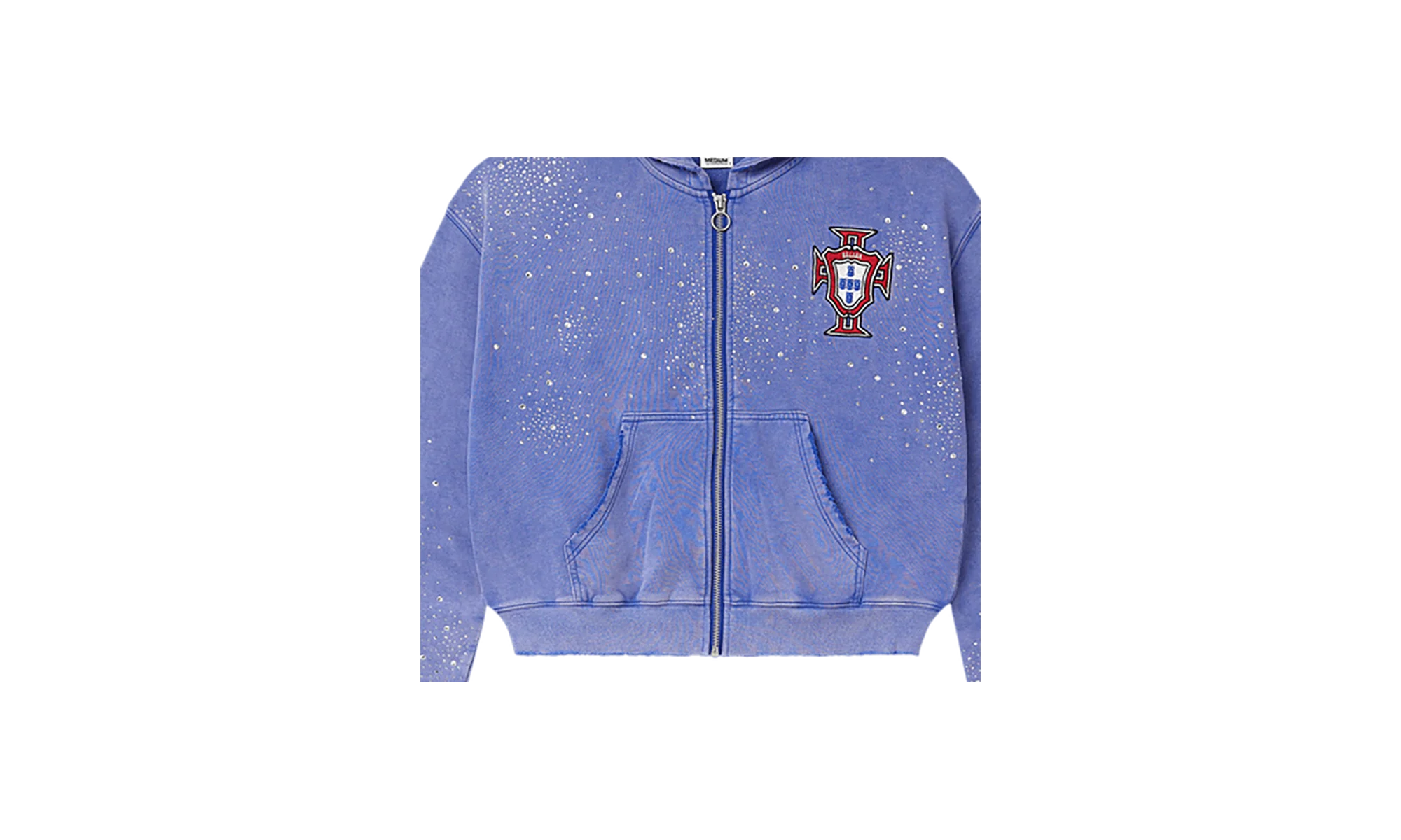 Sea Cluster Zip Up "Light Blue" VALE 08 007 SCZU BL - Image 2