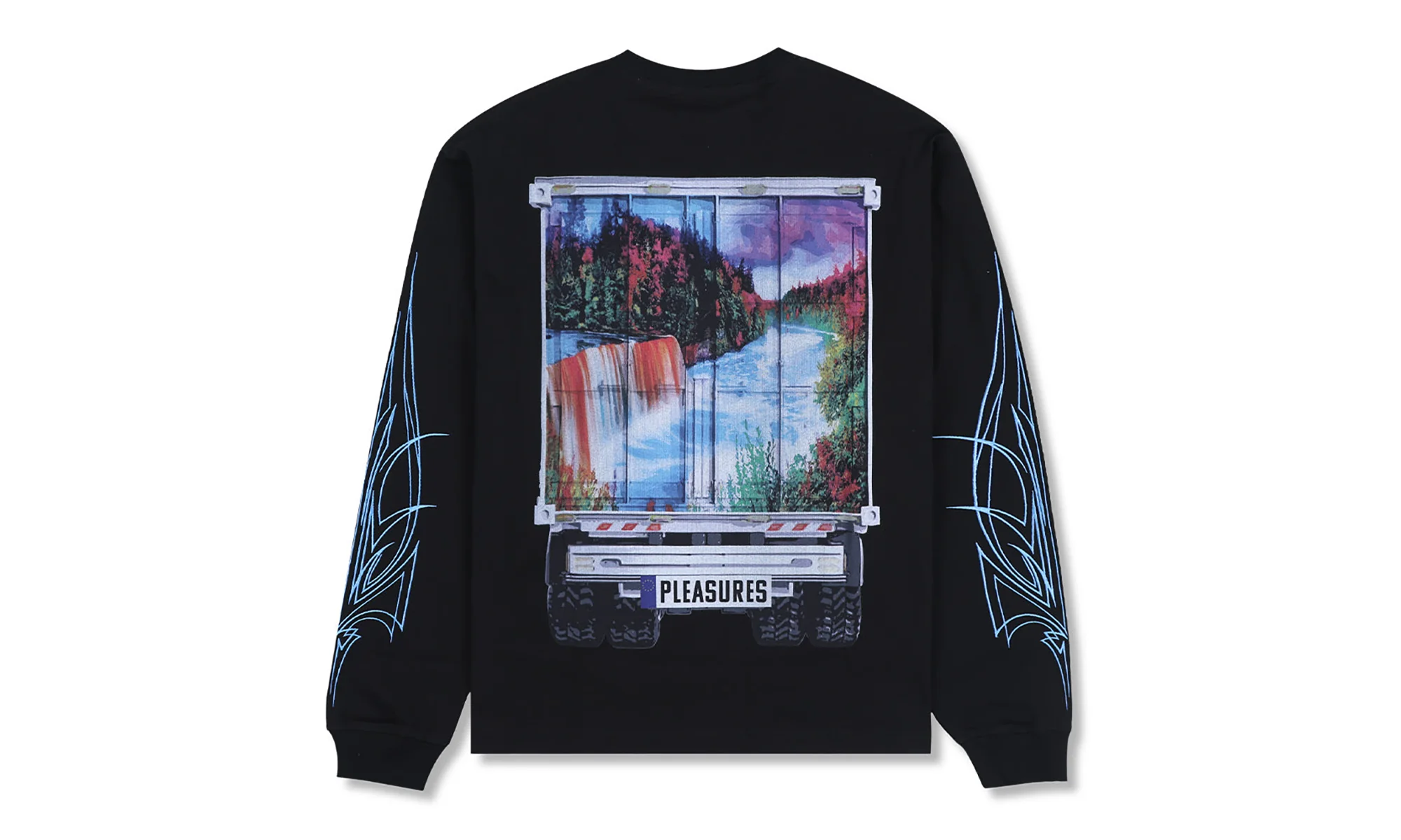 Semi Heavyweight LS Tee "Black" P25W044 BLK - Image 2