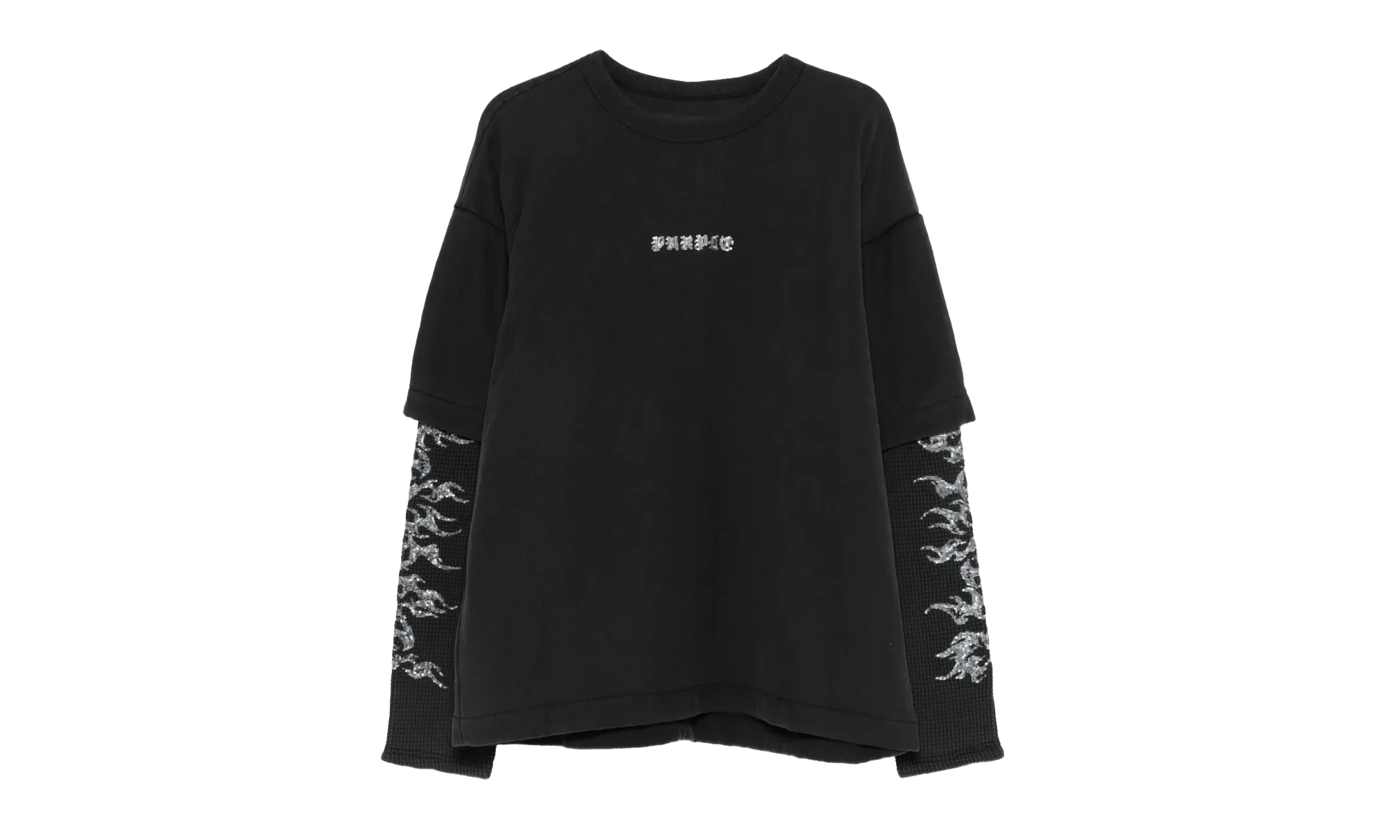 Sequin Flame LS Tee "Black" M2033 TJFS126