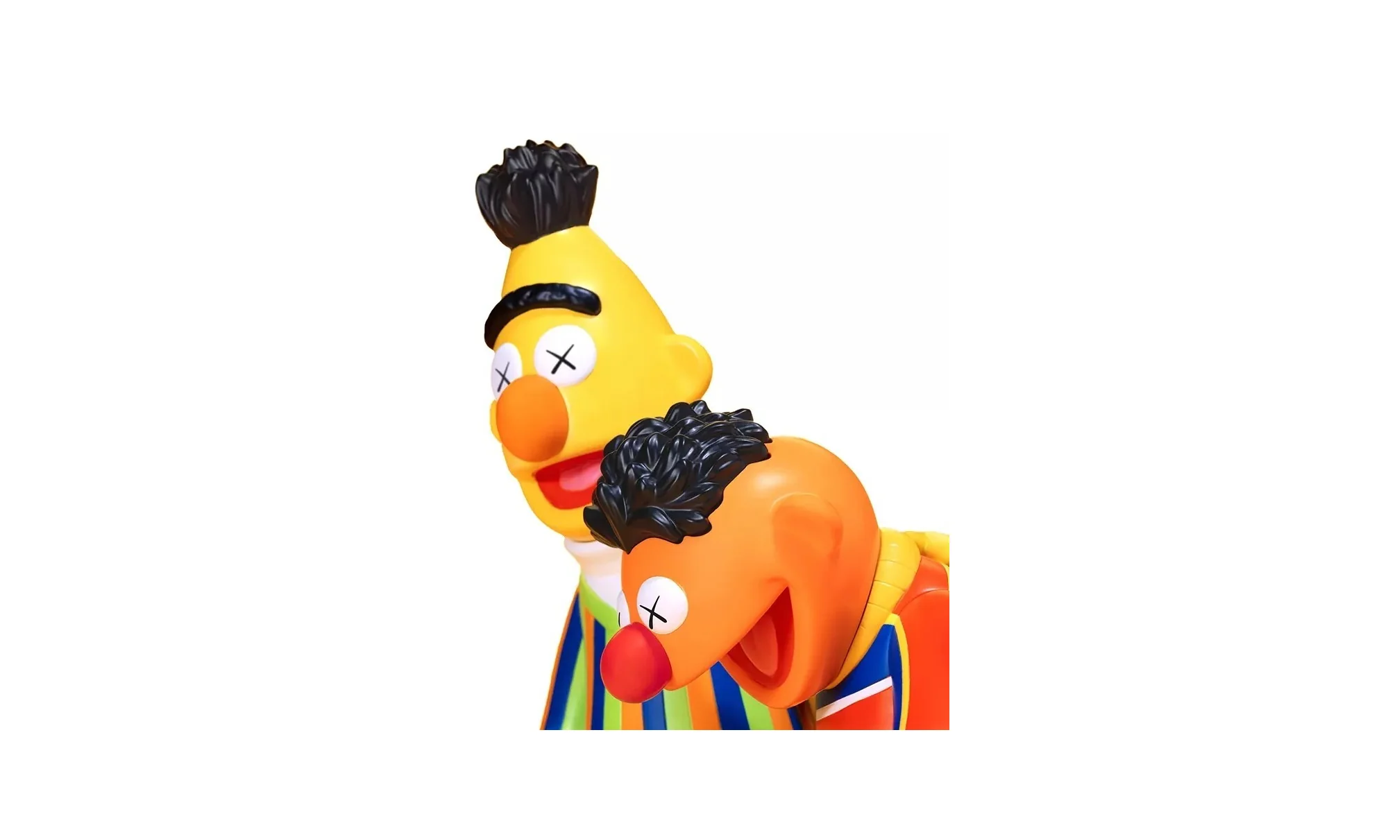 Sesame Street Bert & Ernie Vinyl Figure Set of 2 "Multi-Color" KAWS202449 - Image 2