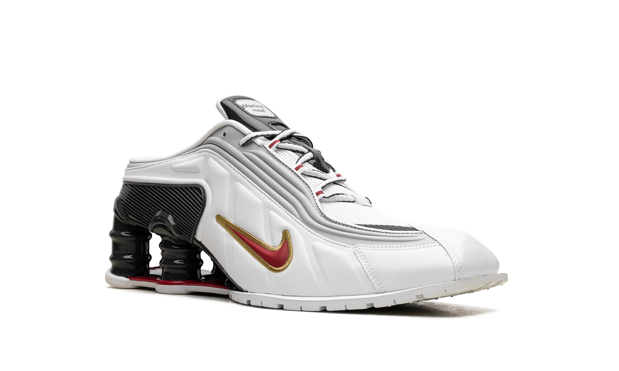 Shox MR4 Mule "Martine Rose Metallic Platinum Varsity Red" IM5420 100 - Image 7
