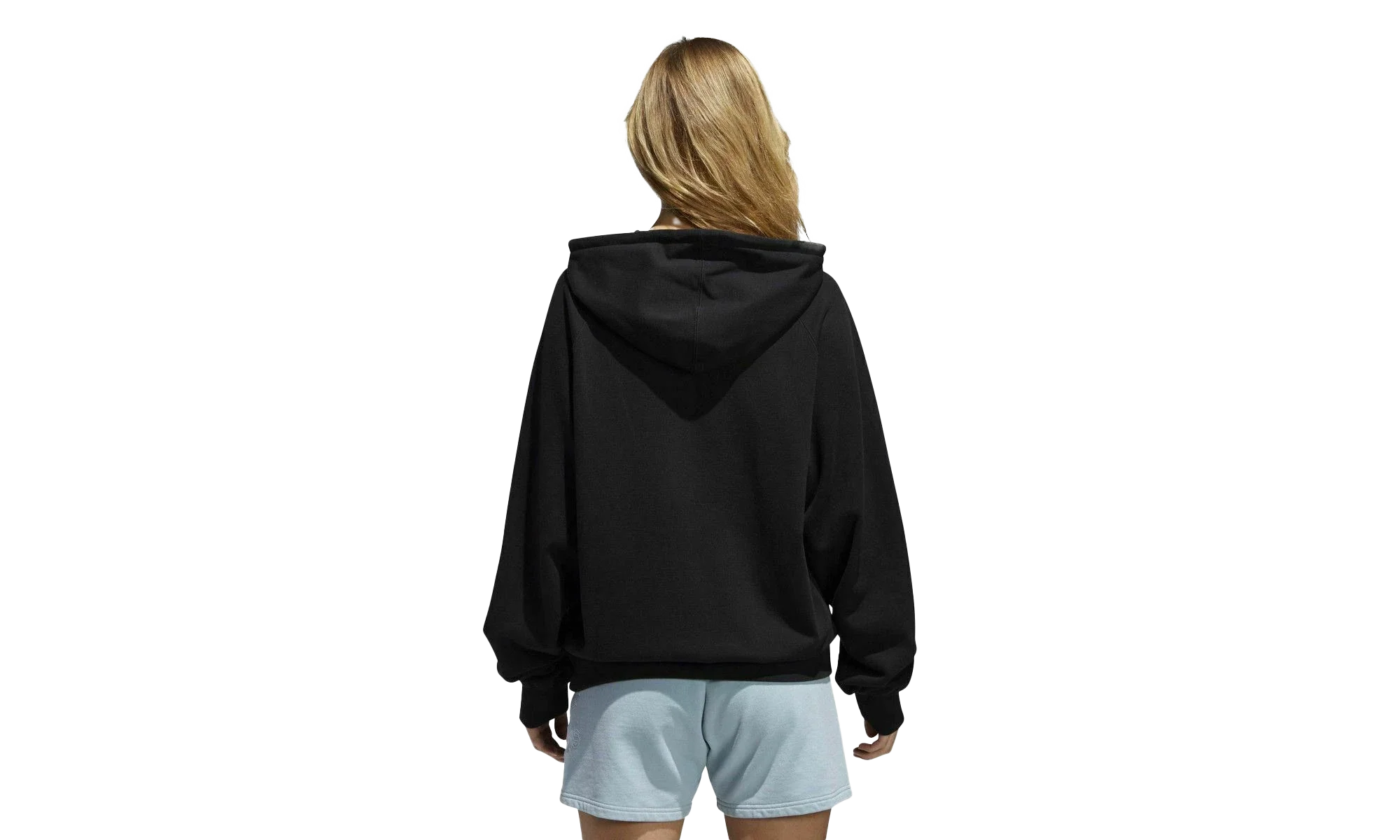 Signature Hoodie WMNS "Black / White" CE4866 - Image 2