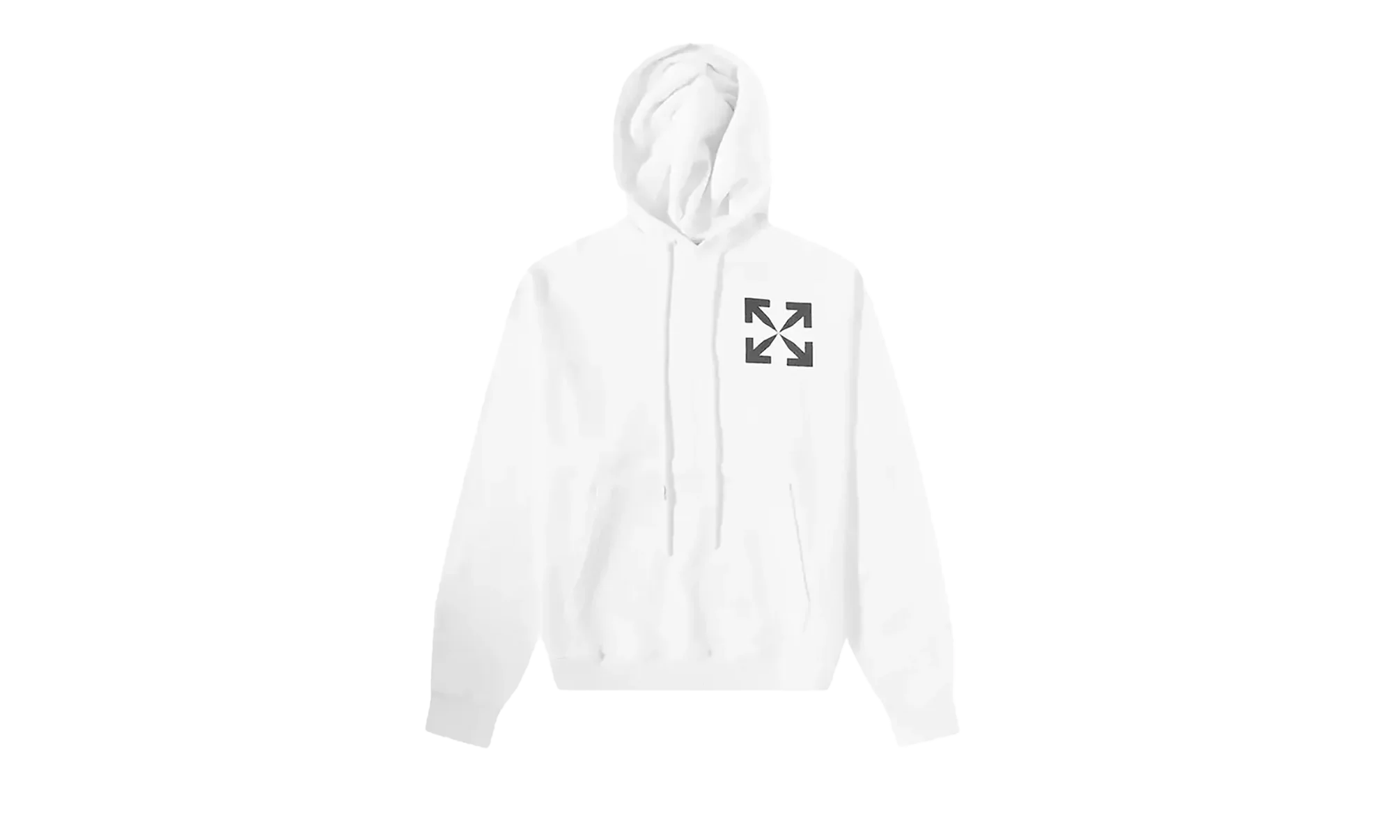 Single Aarow Over Hoodie "White / Black" Z7FCKMP0