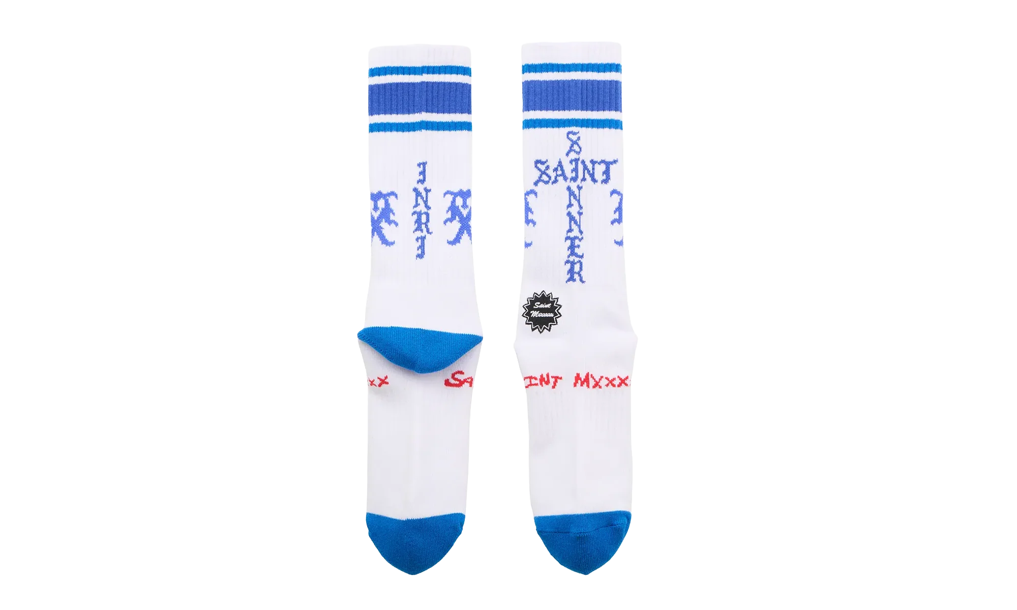 Sinner Sock "White / Blue" SM HR1 0000 109 - Image 2