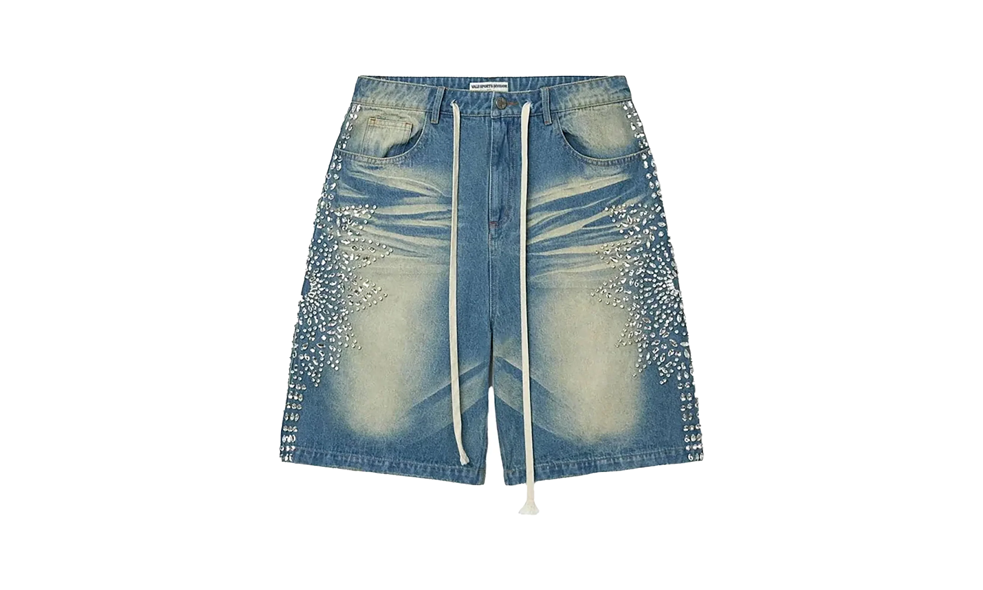 Sirens Crystal Jean Shorts "Black" 10049095