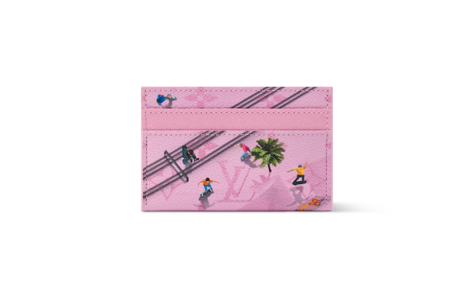 Skateboard Double Card Case "Pink" M26803