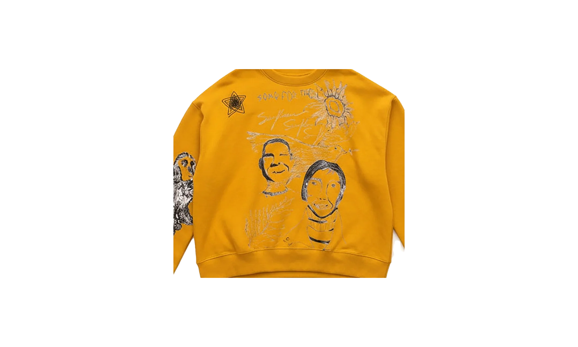 SKETCHBOOK RELAXED PULLOVER "Yellow" 252_MJP029P10_HVYTYLW HEAVY TERRY - Image 2