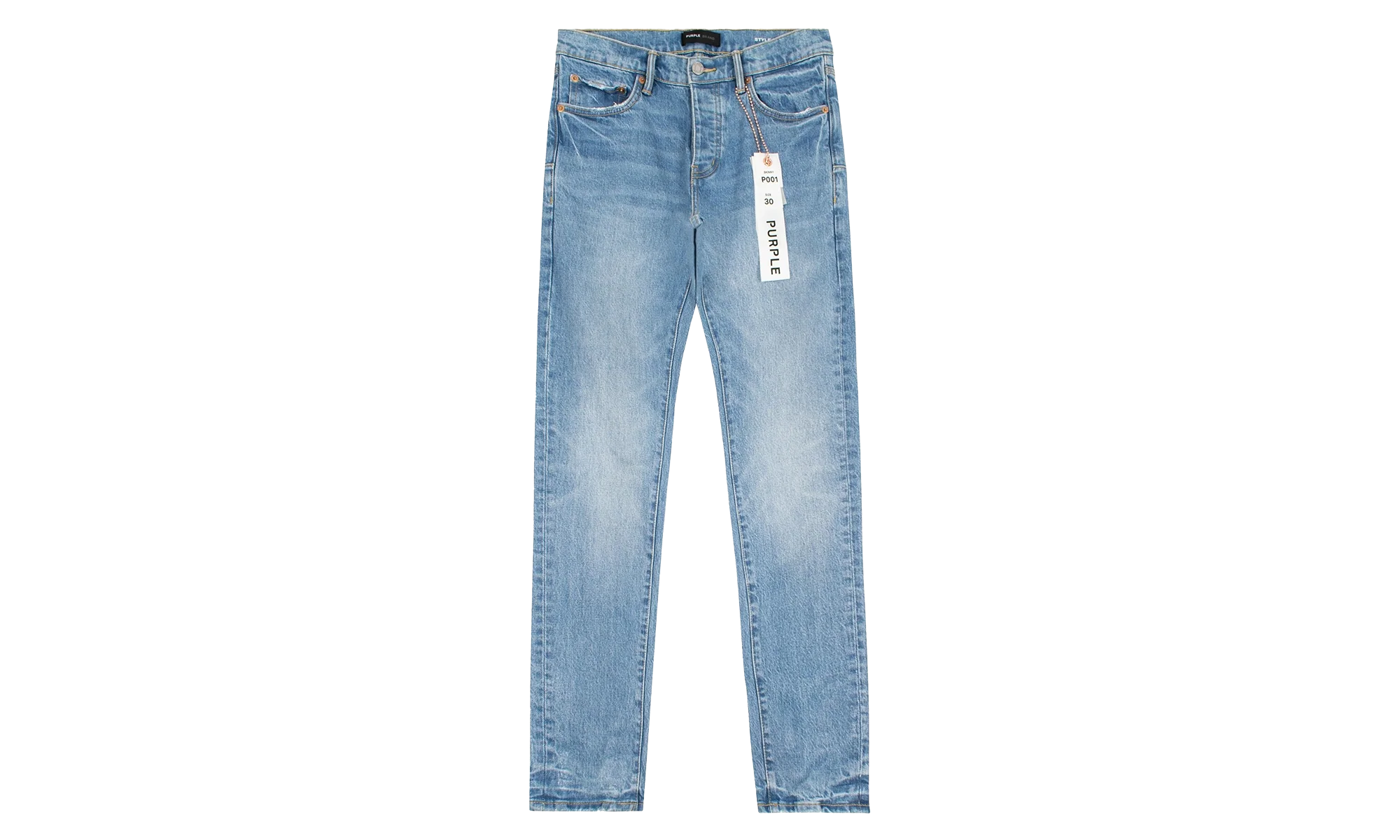 Skinny Coated "Light Indigo" P001-SKCI324